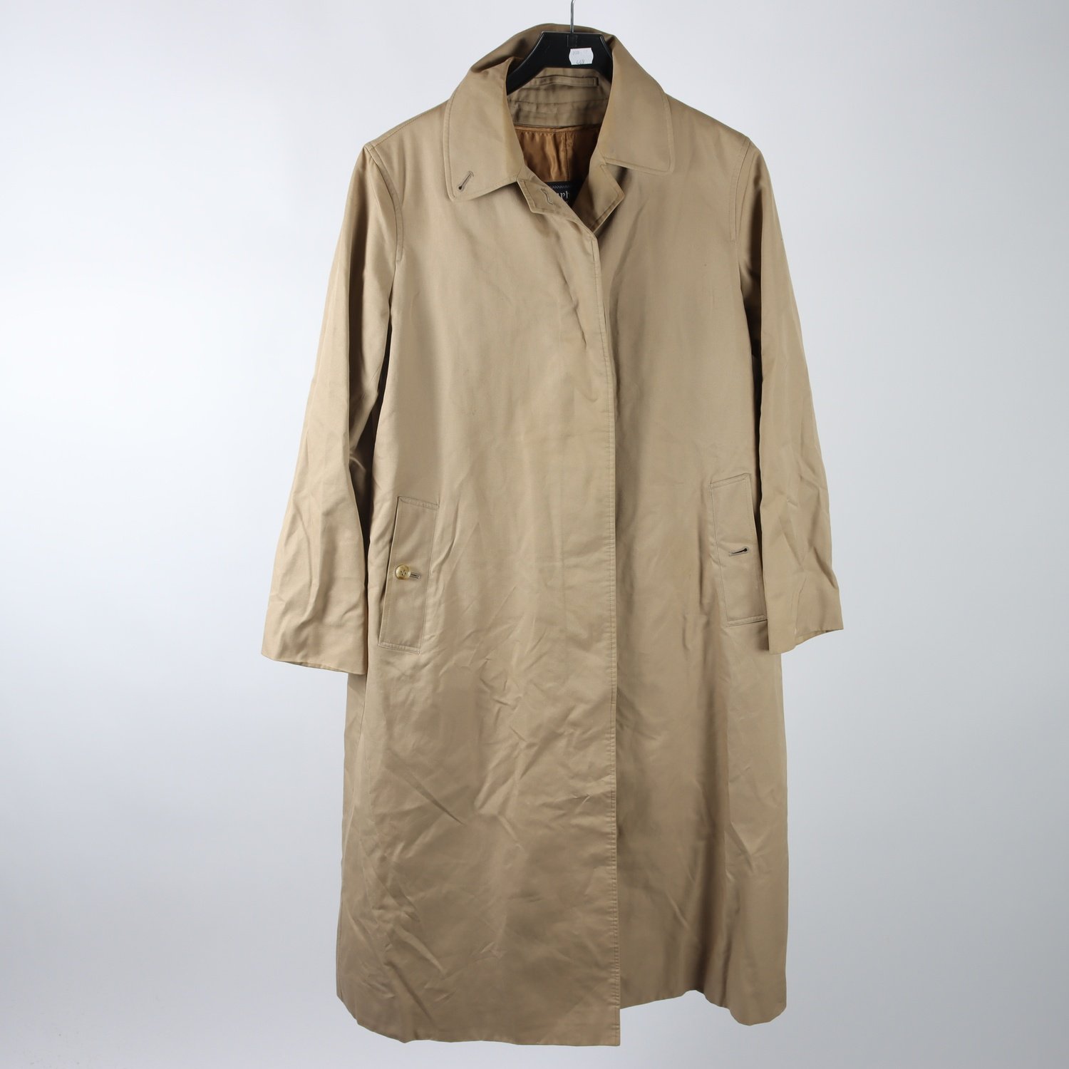 Trenchcoat, Burberrys, beige, stl. 12 long.