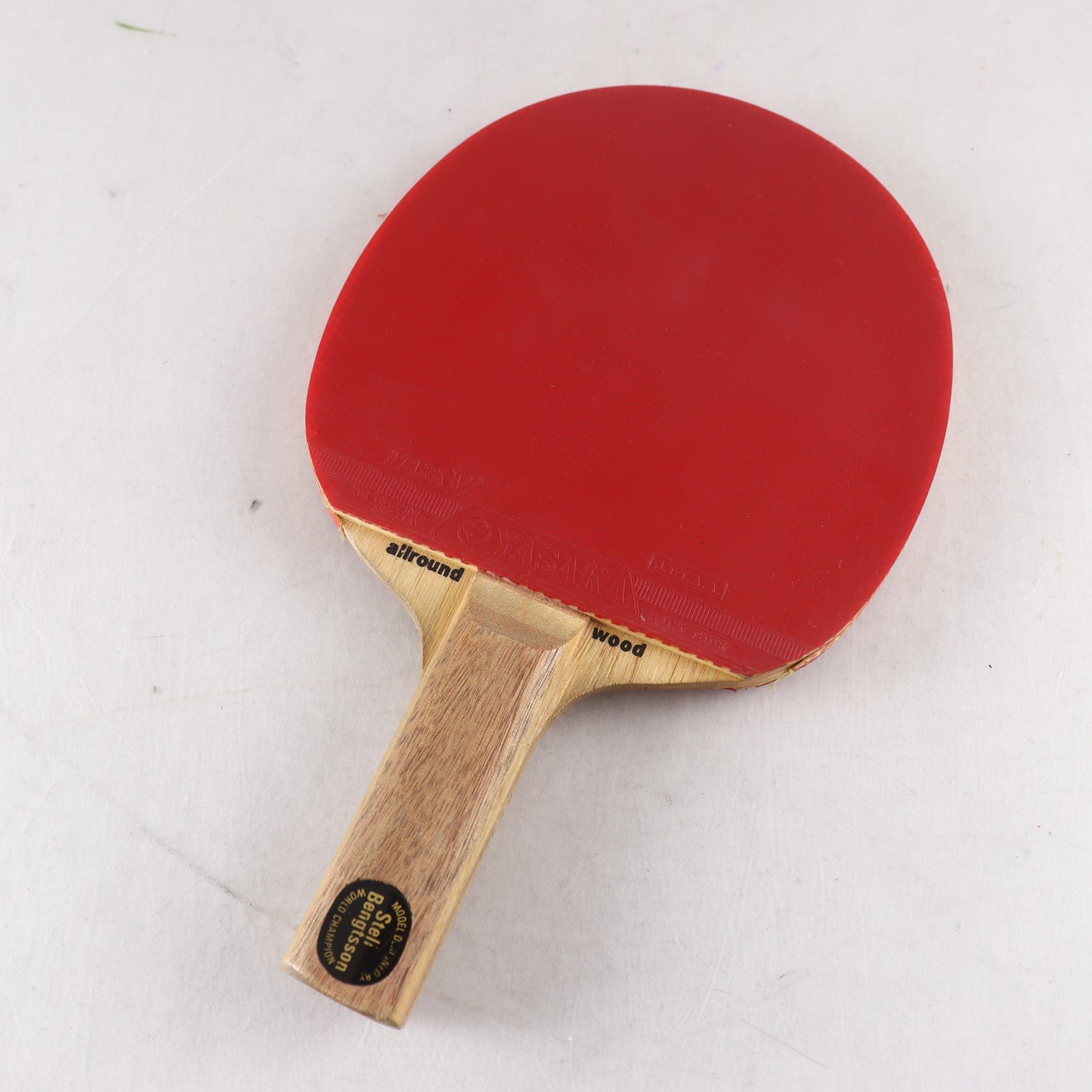 Pingisracket, Stellan bengtsson, stiga mark-V.