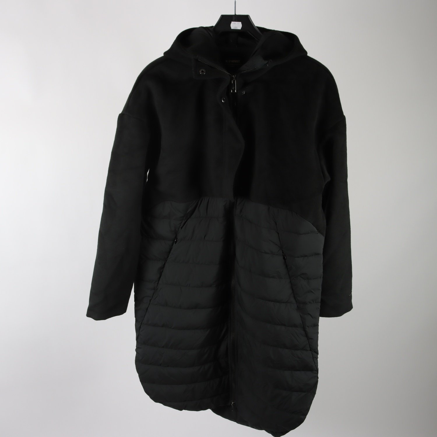 Vinterkappa, Everest, svart, stl. 38.