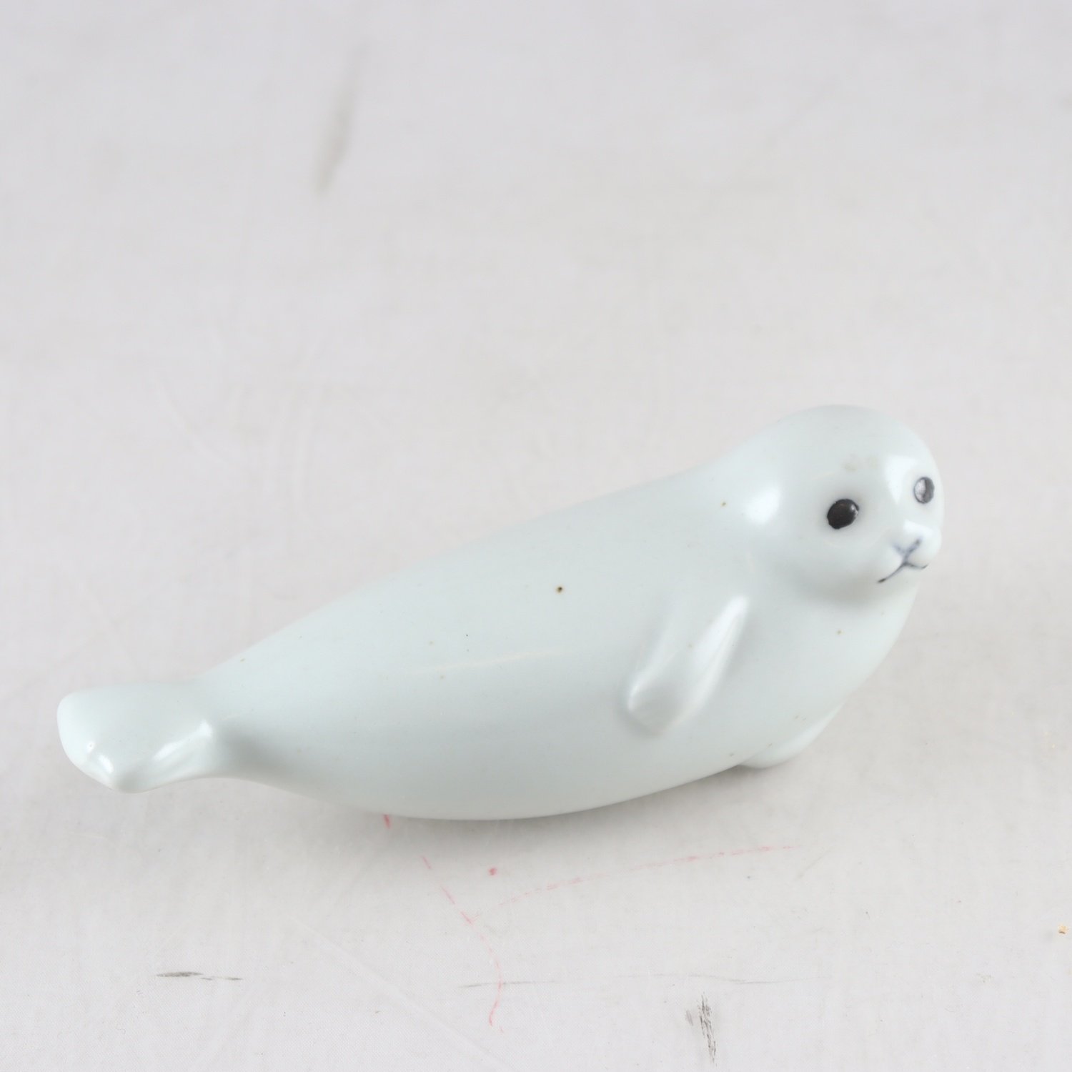 Figurin, stengods, säl, Lisa Larson, Gustavsberg