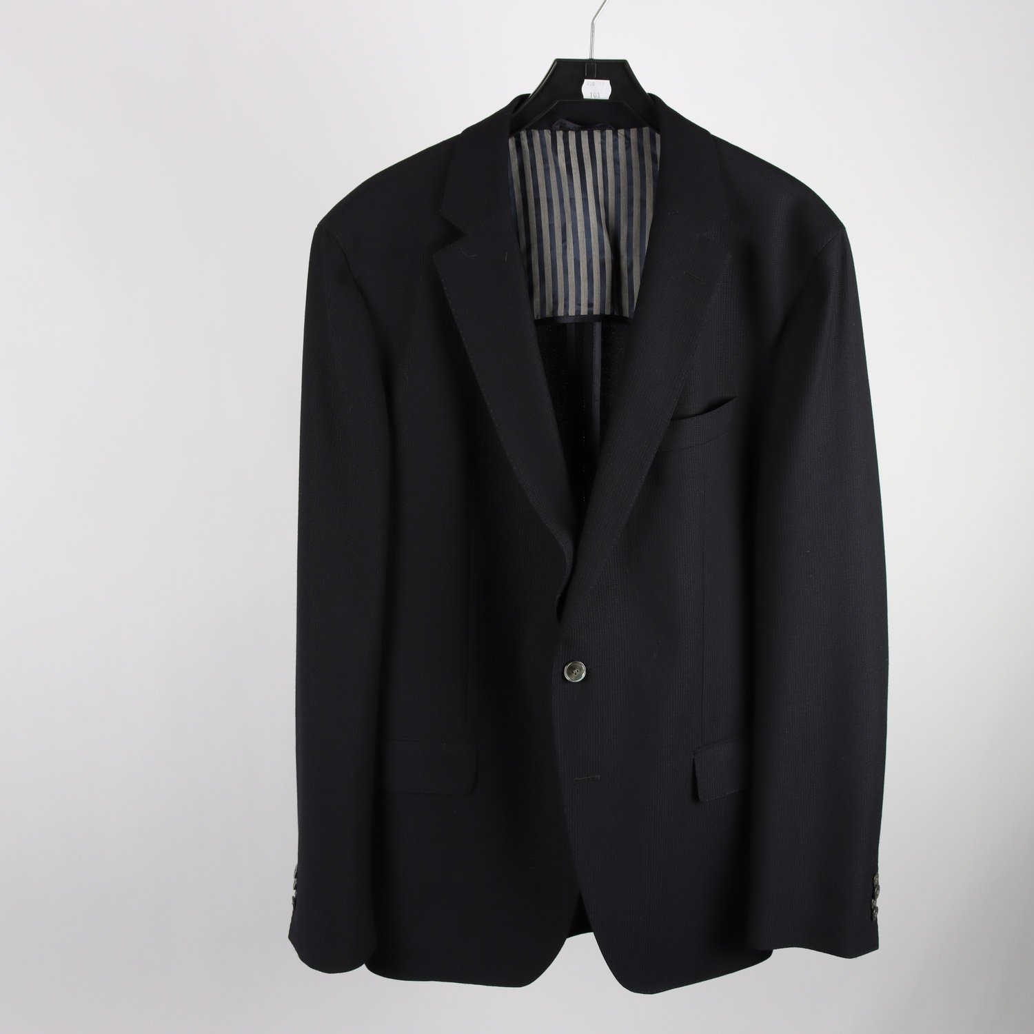 Kavaj, Hugo Boss, blå, 100% ull, stl. 56