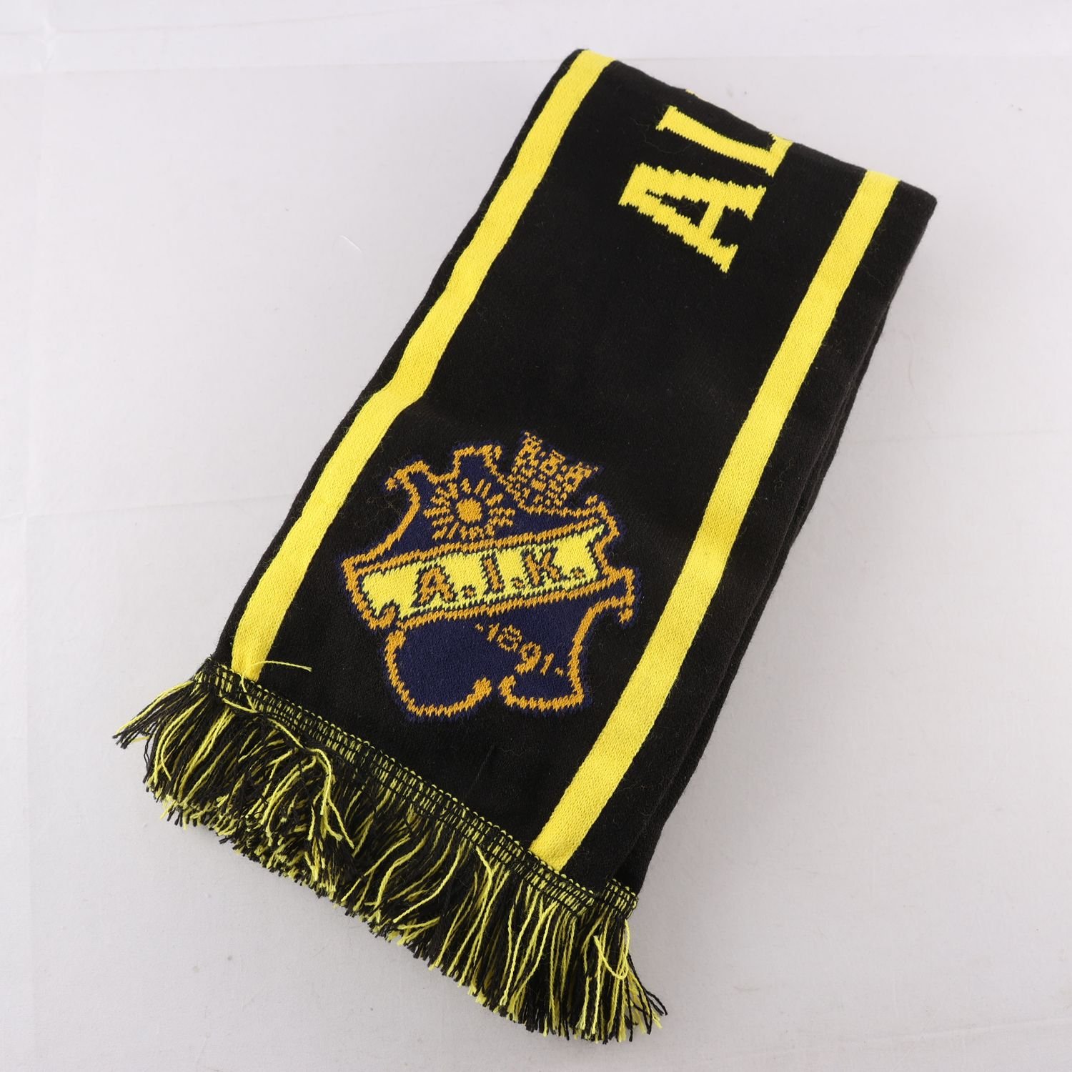 Halsduk, AIK, svart, gul