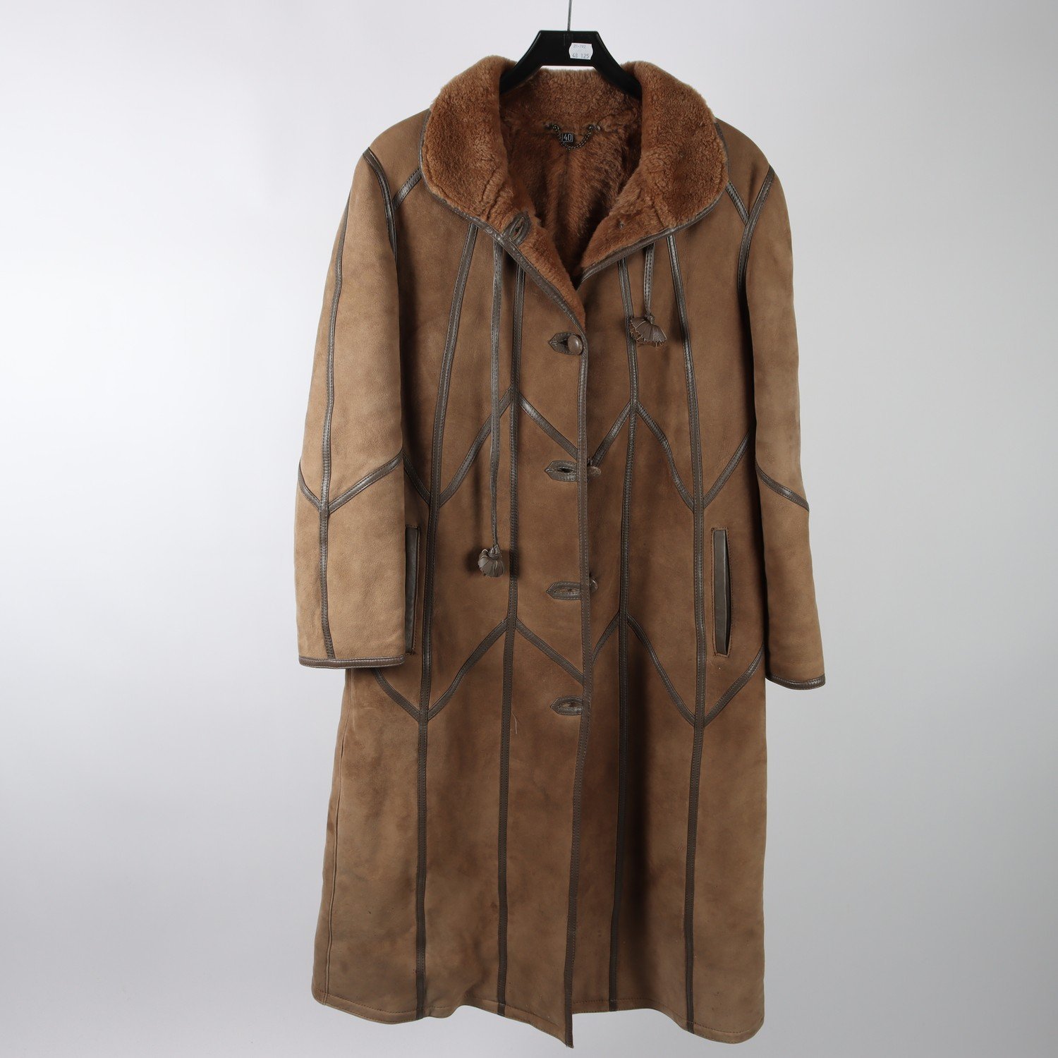 Mockakappa, vintage, 100% lammull, stl. 40