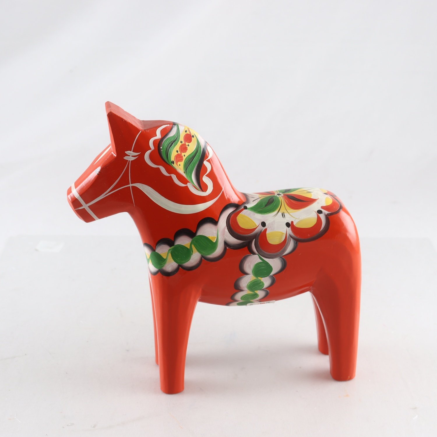 Dalahäst, G. A. Olsson, Nusnäs, orange.