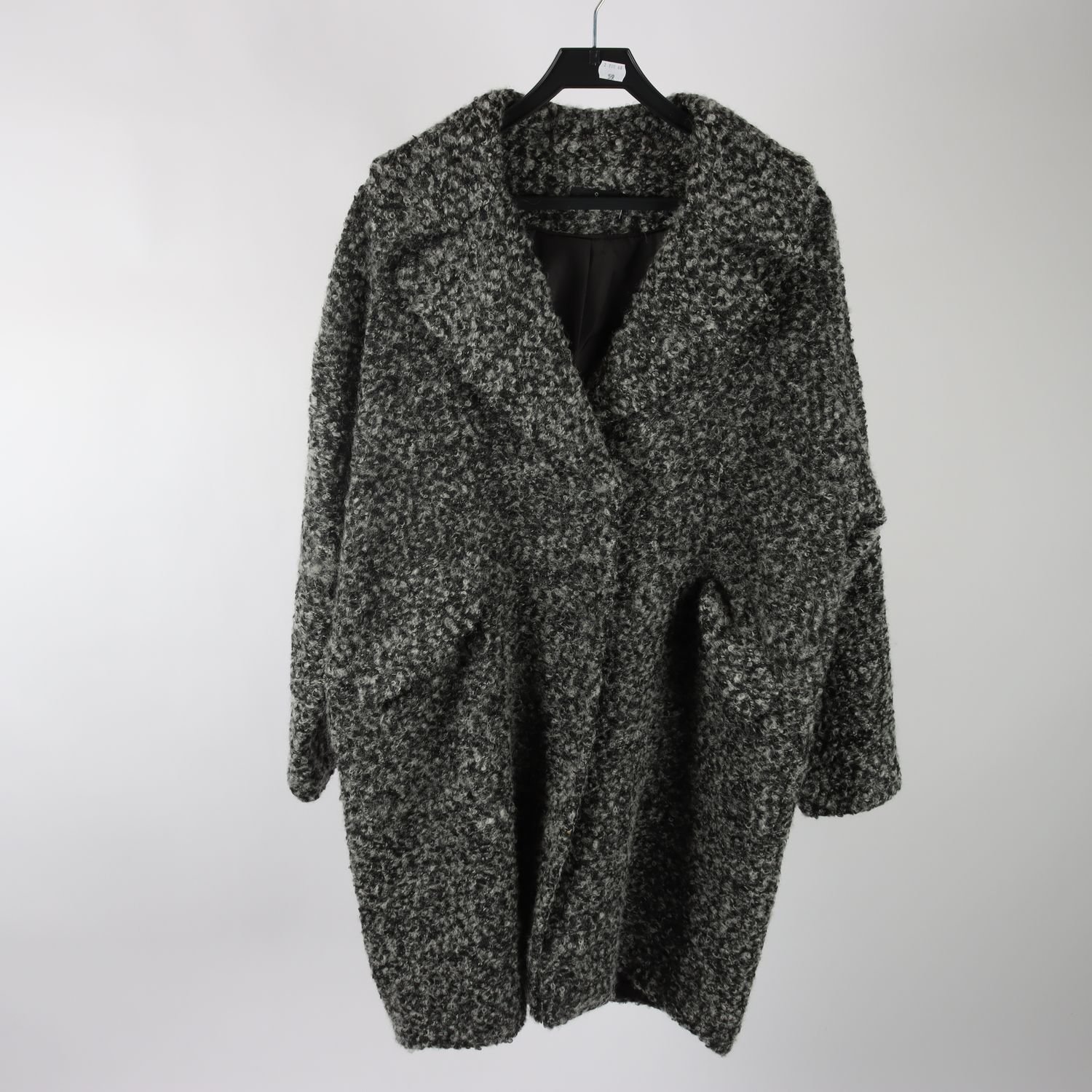 Kappa, Åhlens, svart, grå, stl. 42