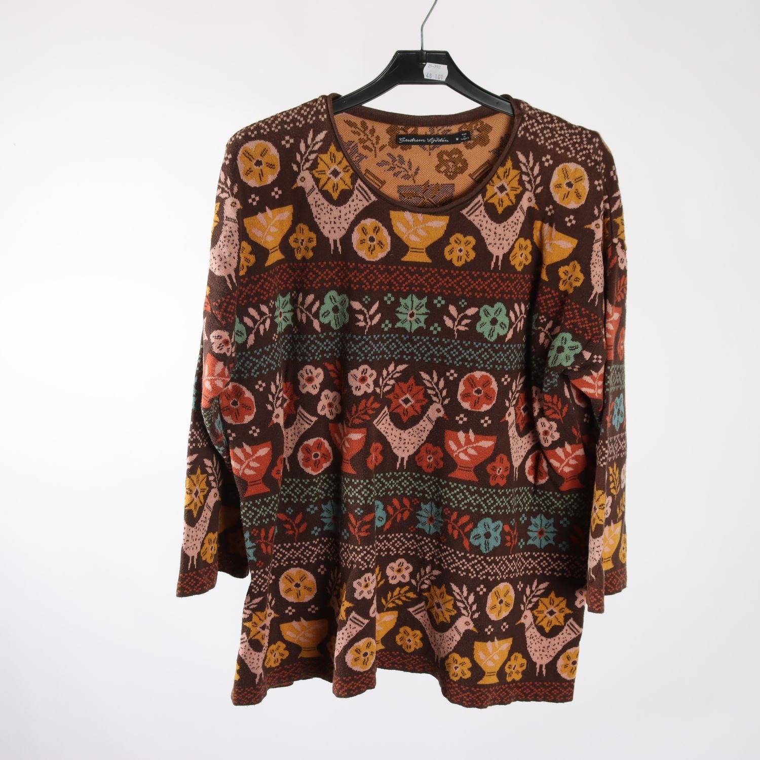 Stickad tröja, Gudrun Sjödén, stl. M