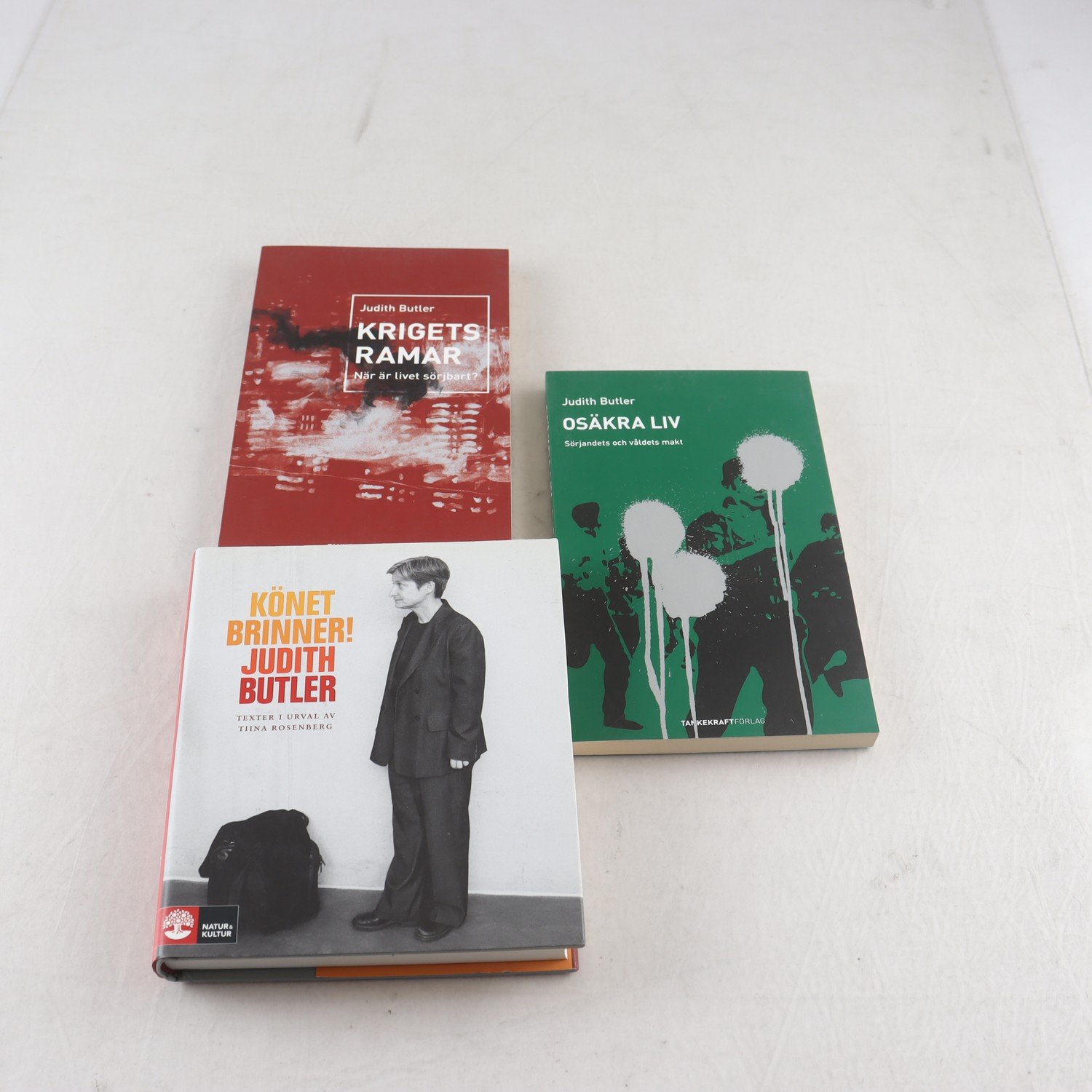 Judith Butler, bokpaket med 3 volymer