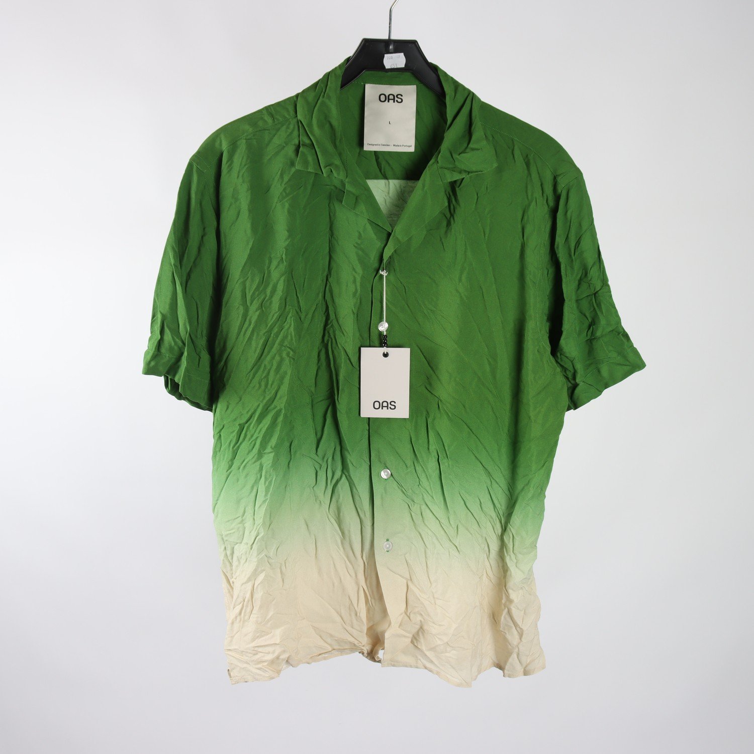 Skjorta, Oas, grön, stl. L.