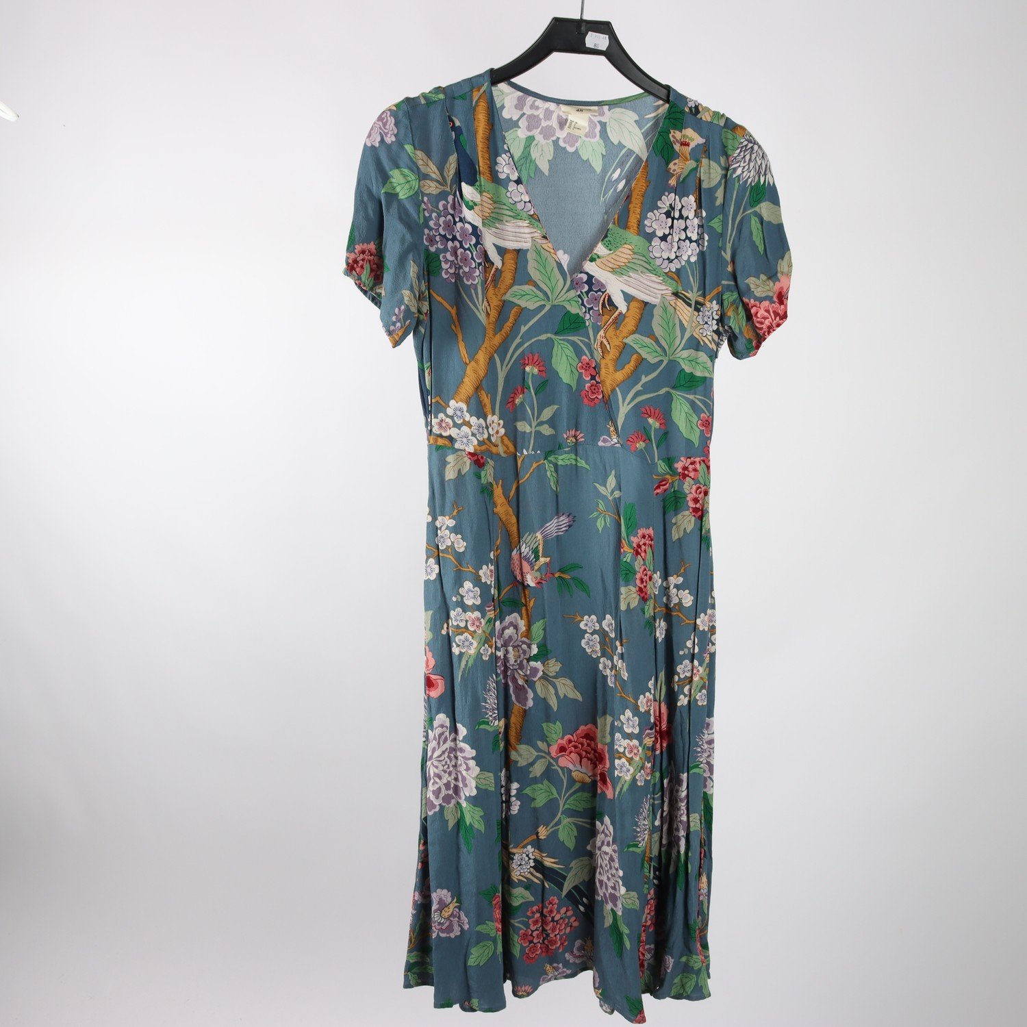 Klänning, GP & JBaker x H&M, blå, mönstrad, stl. 38