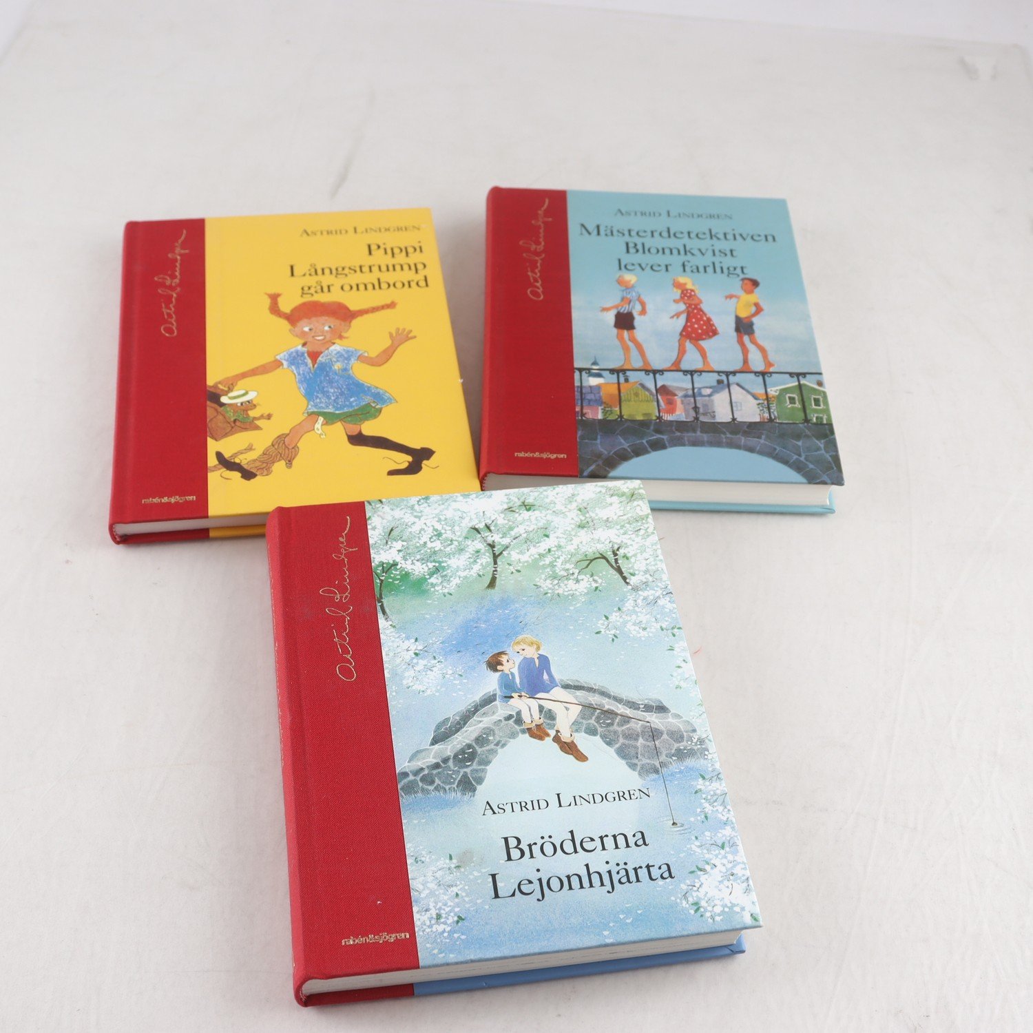 Astrid Lindgren, bokpaket med 3 volymer