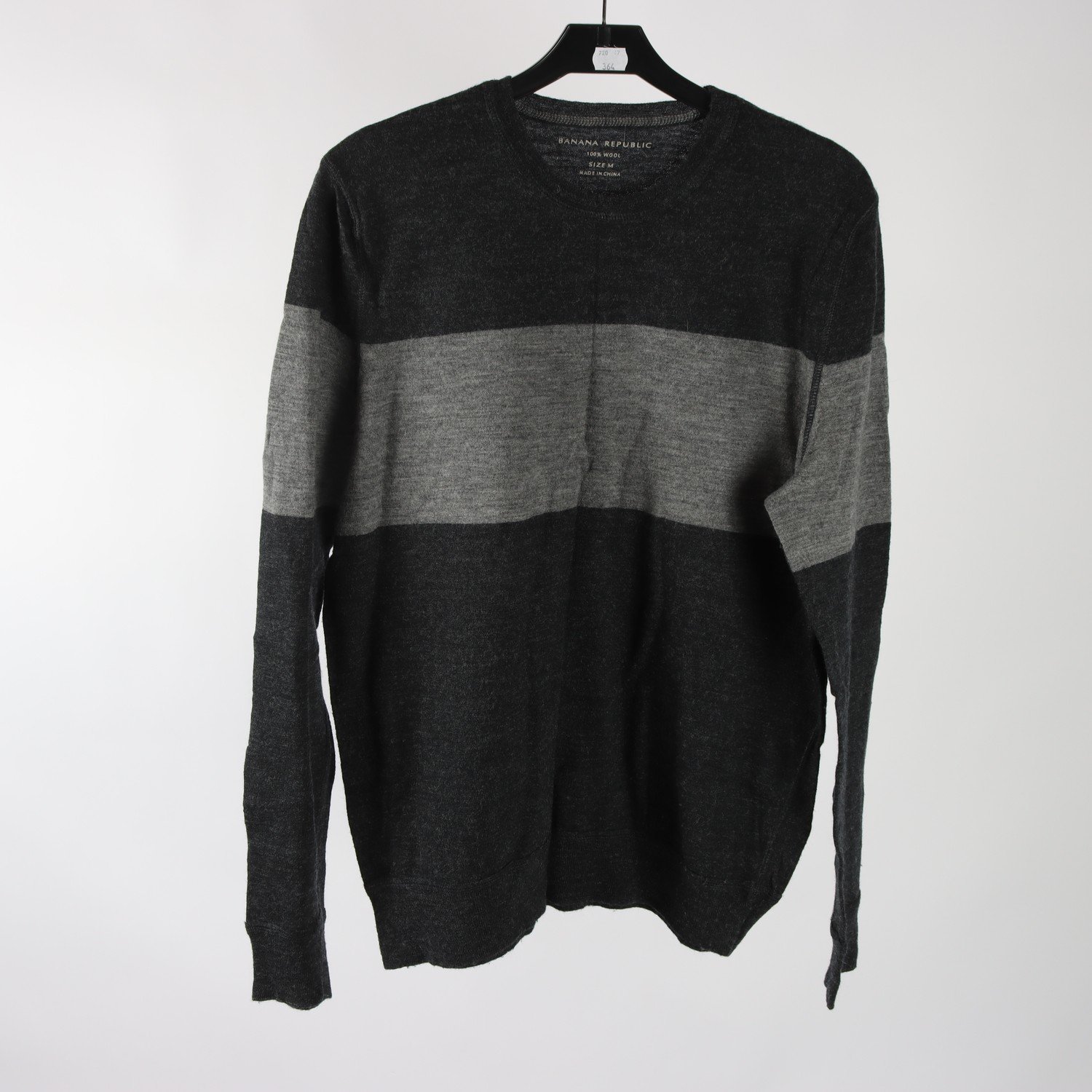 Tröja, Banana Republic, grå,100% ull, stl. M.