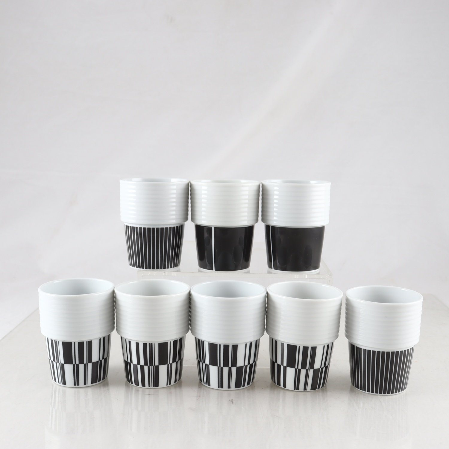 Muggar, Filippa K, Rörstrand, 8 st. Samfraktas ej.