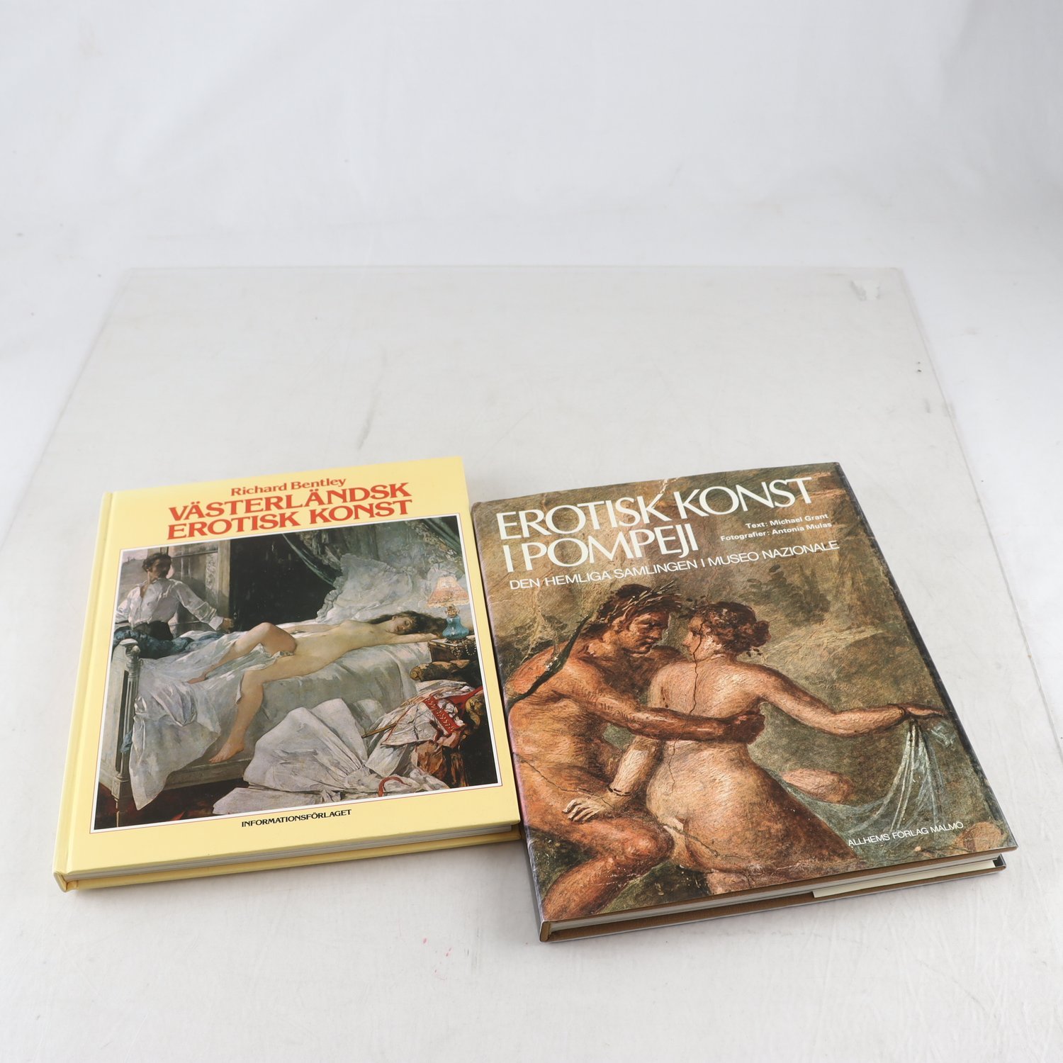 Erotisk konst, bokpaket med 2 volymer