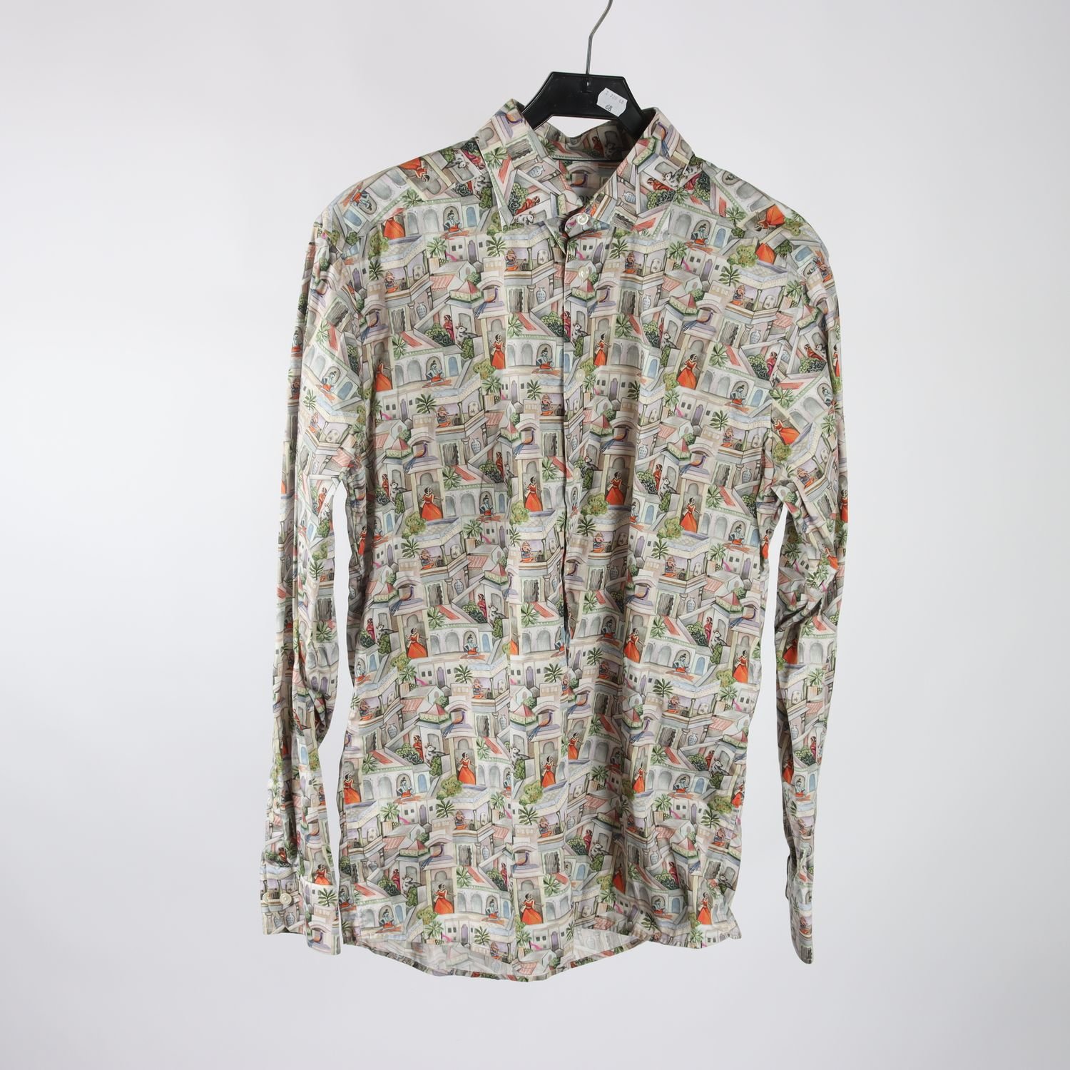 Skjorta, Eton, mönstrad, stl. L