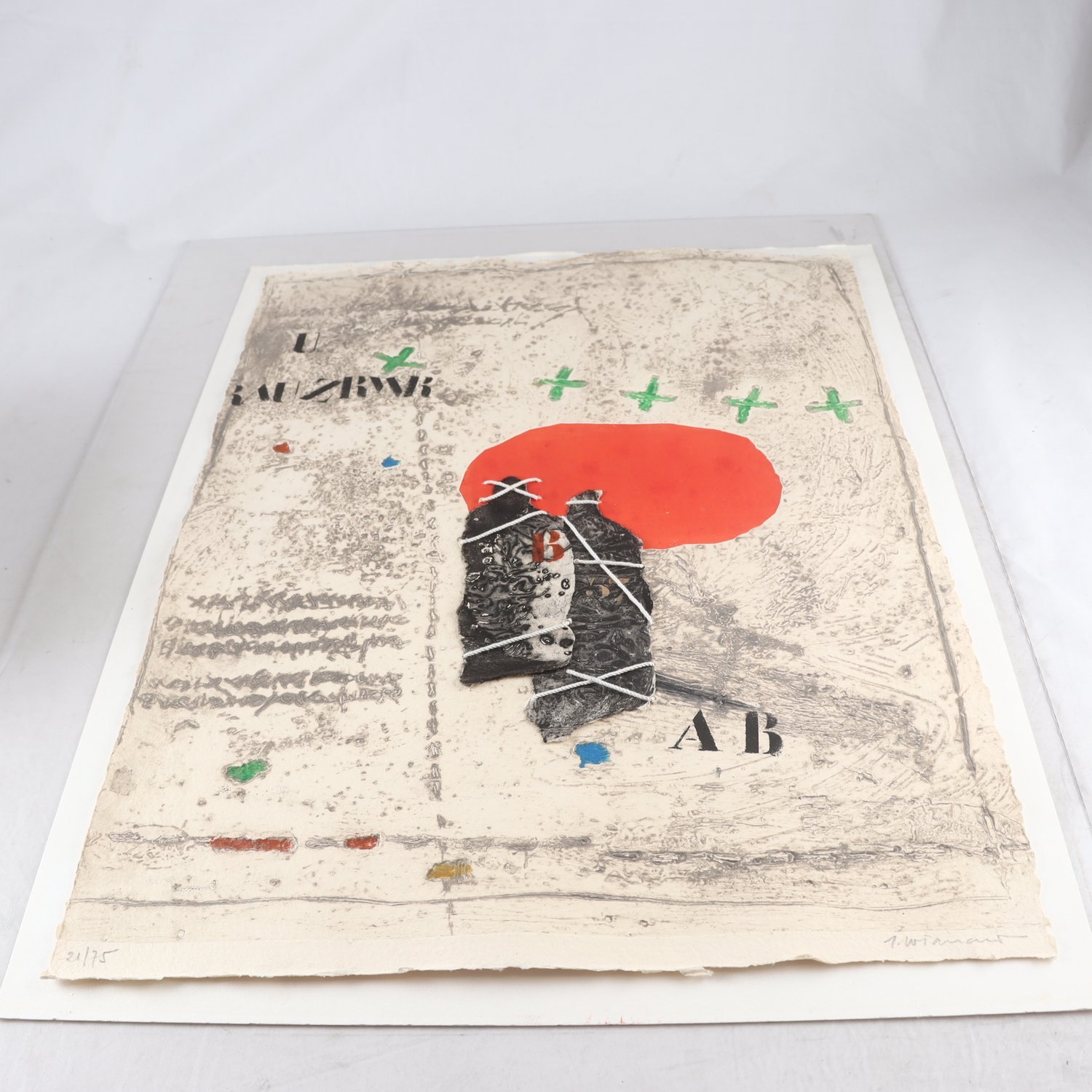 Blandteknik, James Coignard, (1925-2008), sign. 21/75. Endast avhämtning.