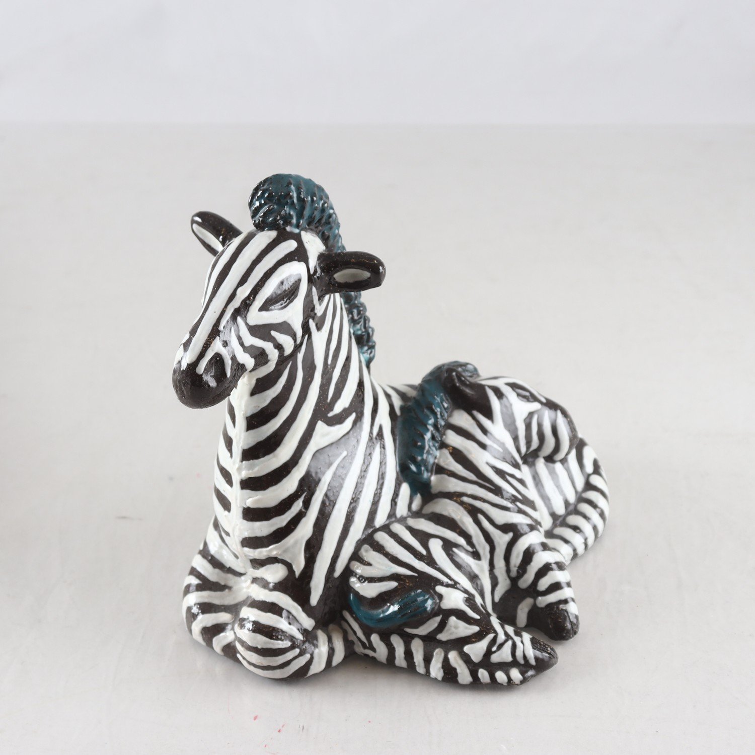 Figurin, keramik, Zebra, Taisto Kaasien, Upsala Ekeby. Samfraktas ej.