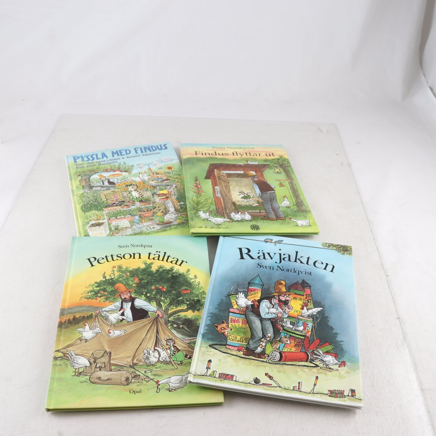 Bokpaket: Sven Nordqvist, Pettson och Findus, 4 volymer