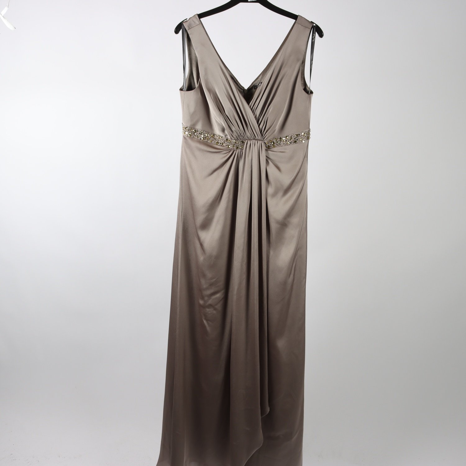 Festklänning. Vera Mont, gråbeige, stl. 40