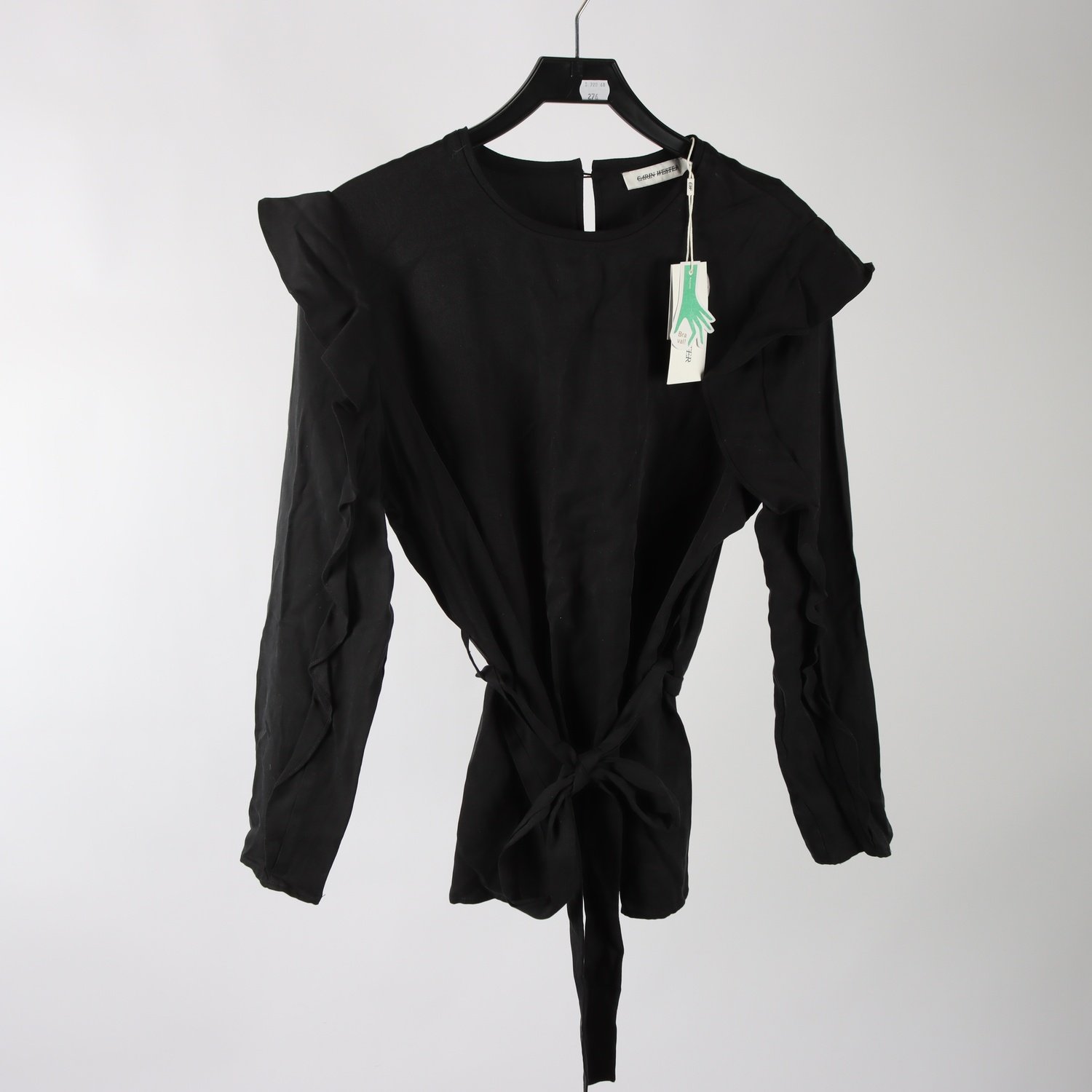 Blus, Carin Wester, svart, stl. 42