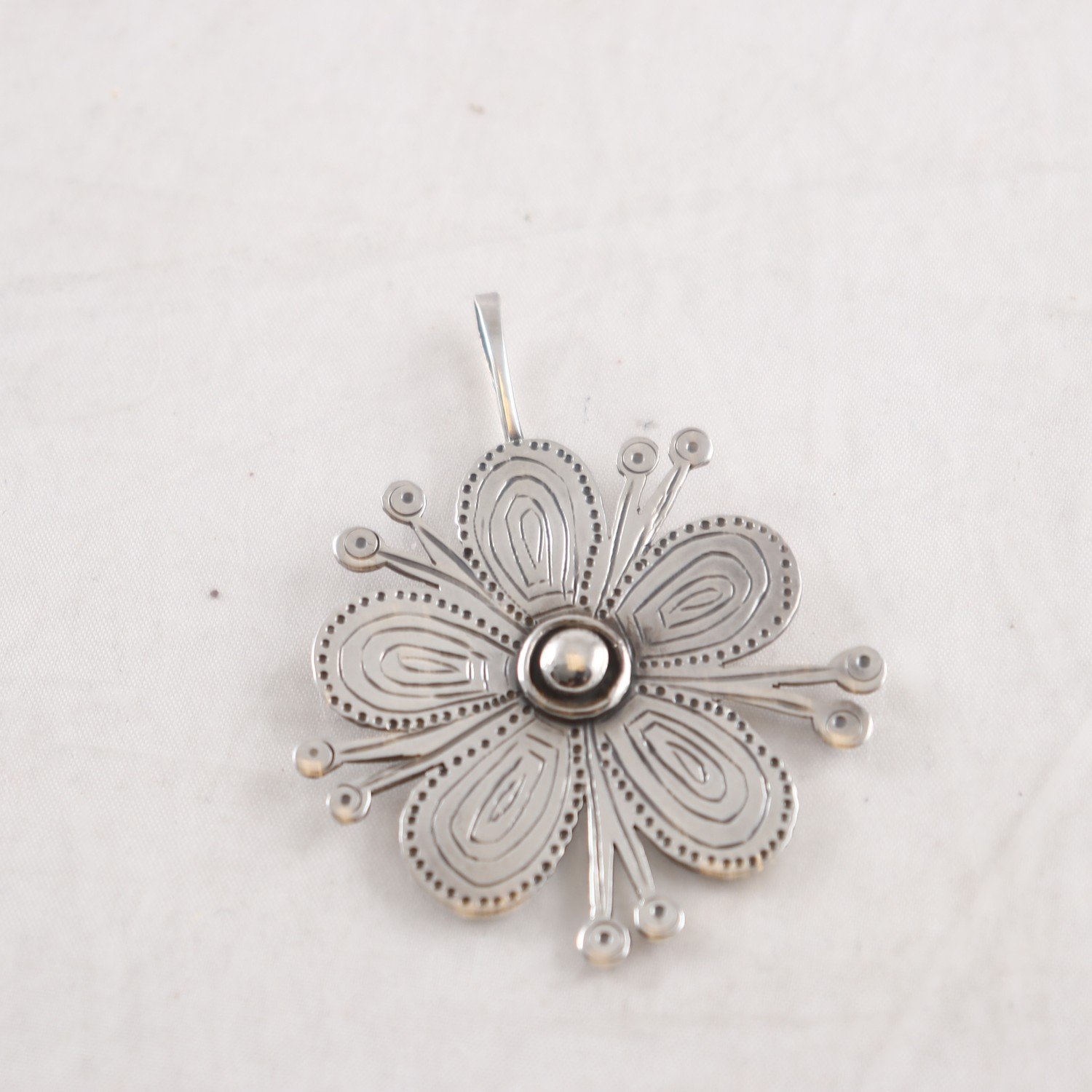 Hänge, silver 925, blomma, vikt: 17,3 g