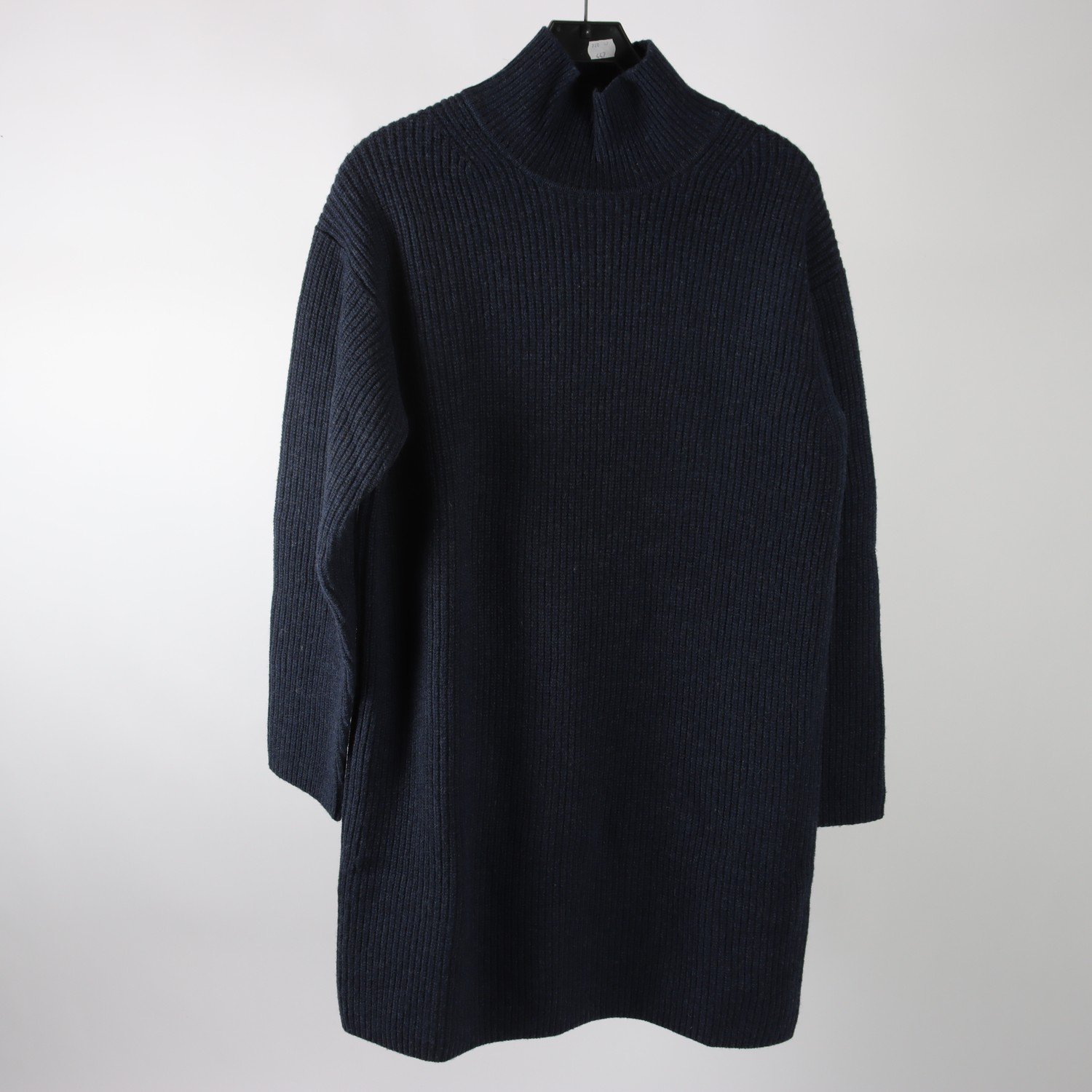 Stickad klänning, Samsøe Samsøe, blå, ull, stl. L.