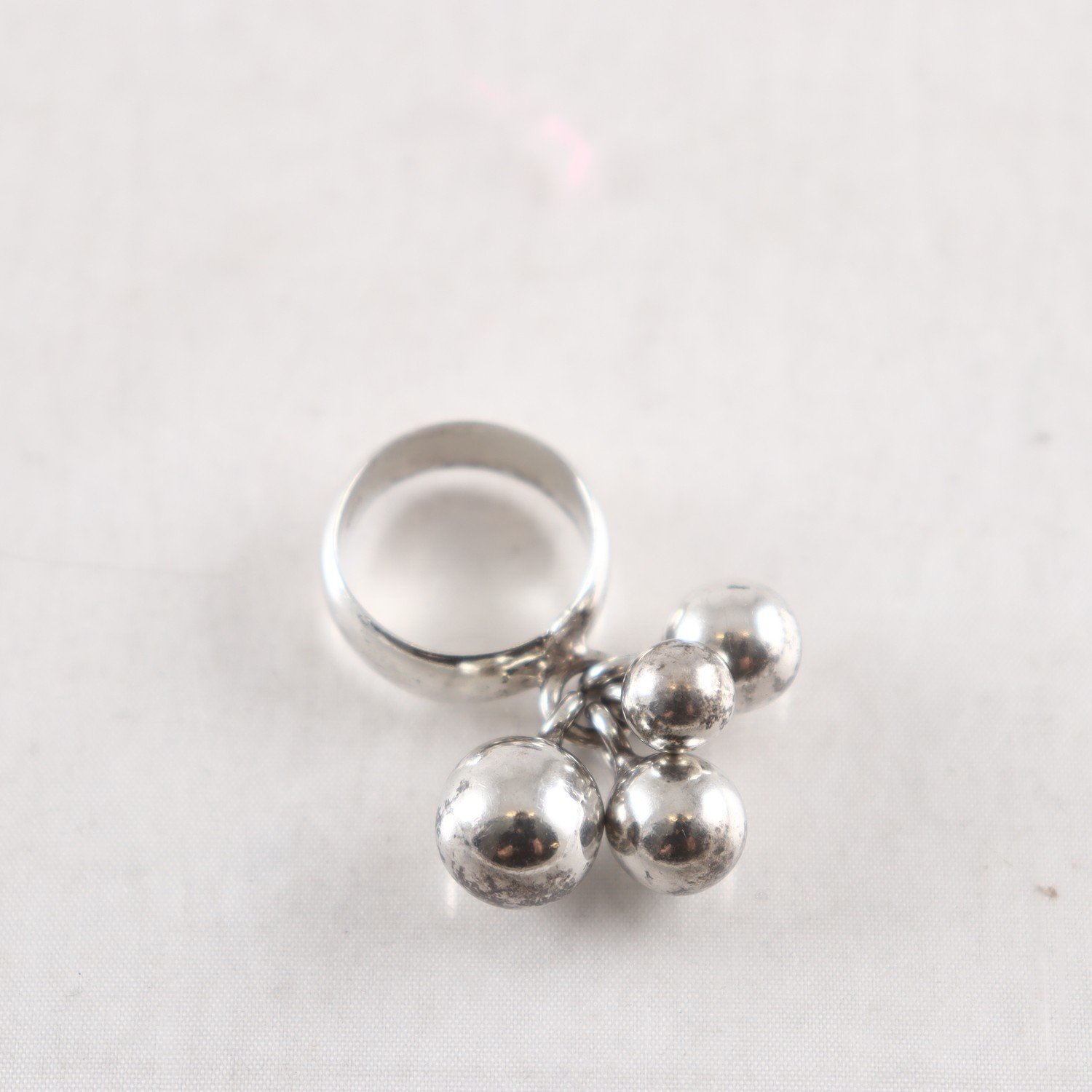 RIng, silver 925, kluster kulor, vikt: 14,7 g