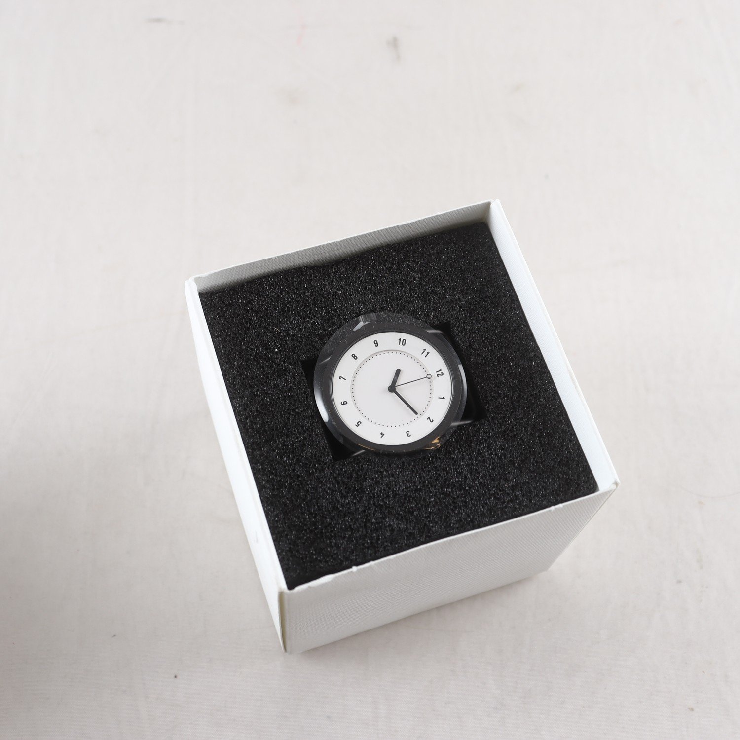 Armbandsur, stål, Tid Watches, No 1, quartz, svart