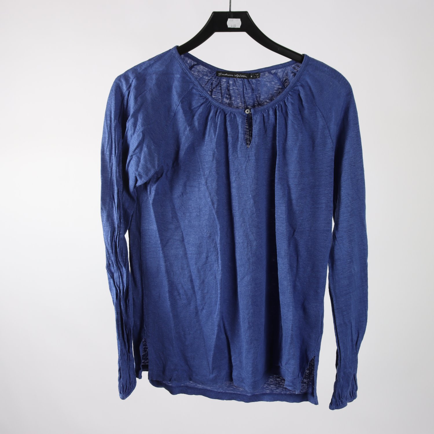 Tröja, Gudrun Sjödén, blålila, lin, stl. M.