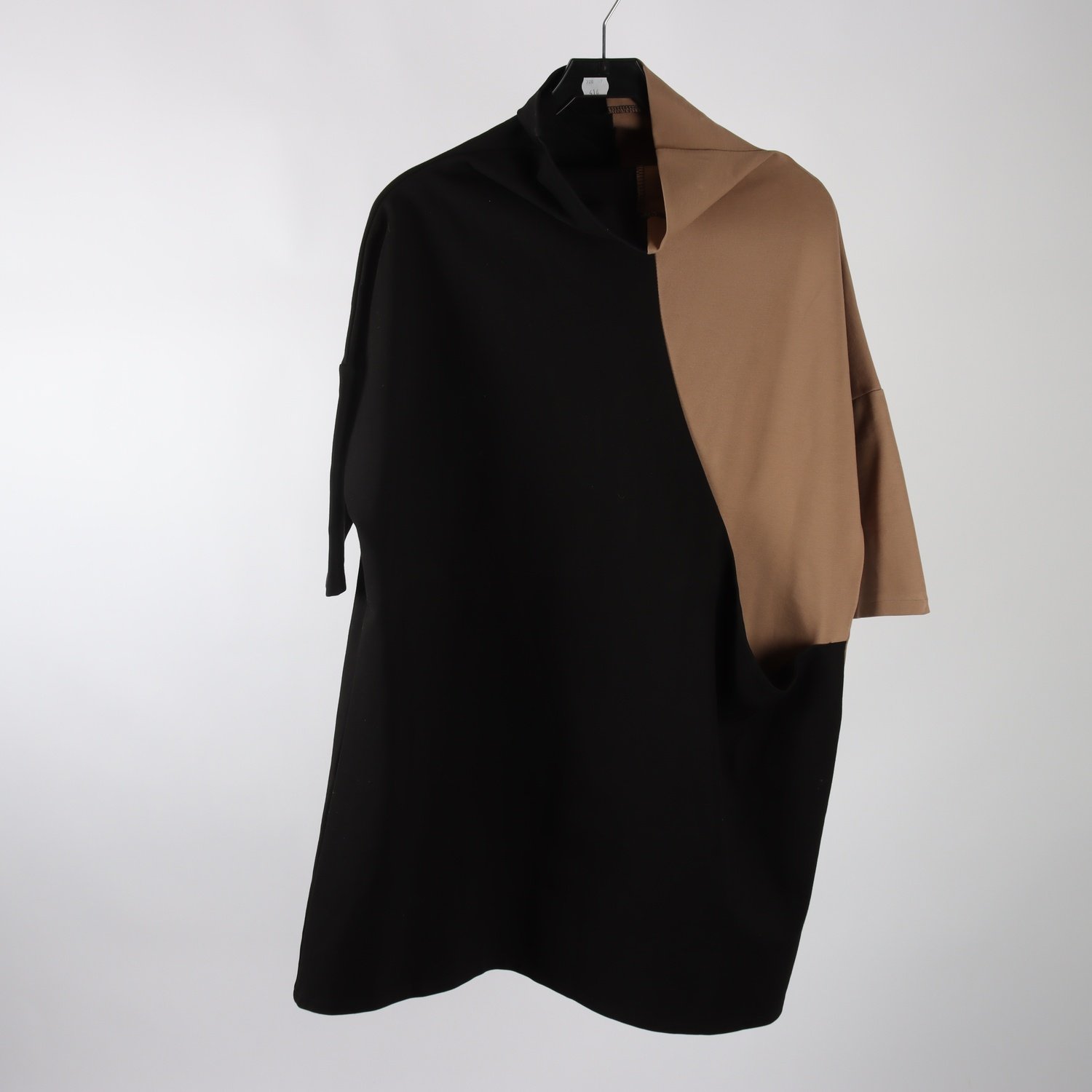 Klänning, M Z J L Fashion, svart, beige, stl. L.