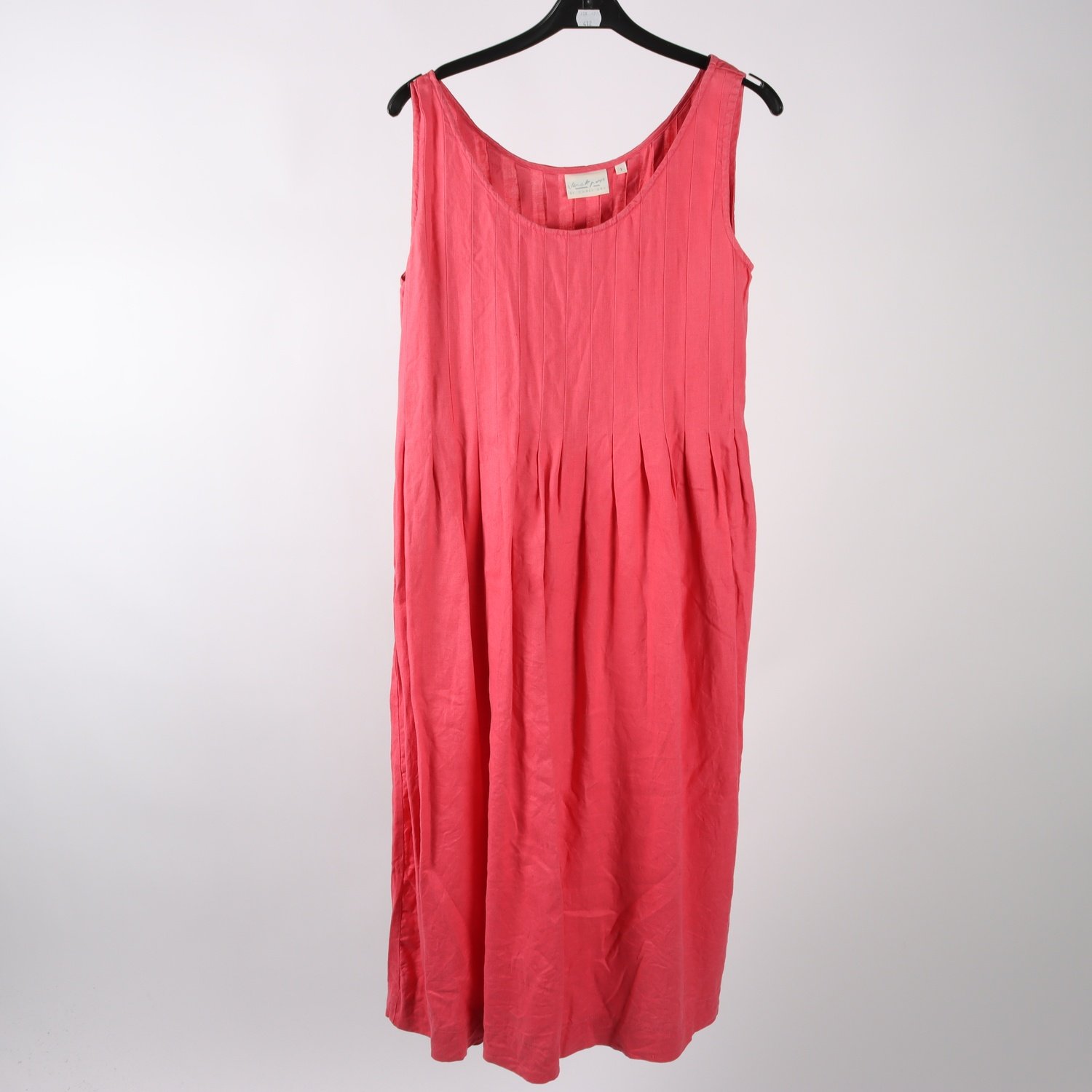 Klänning, Jackpot, ljusröd, lin, stl. S.