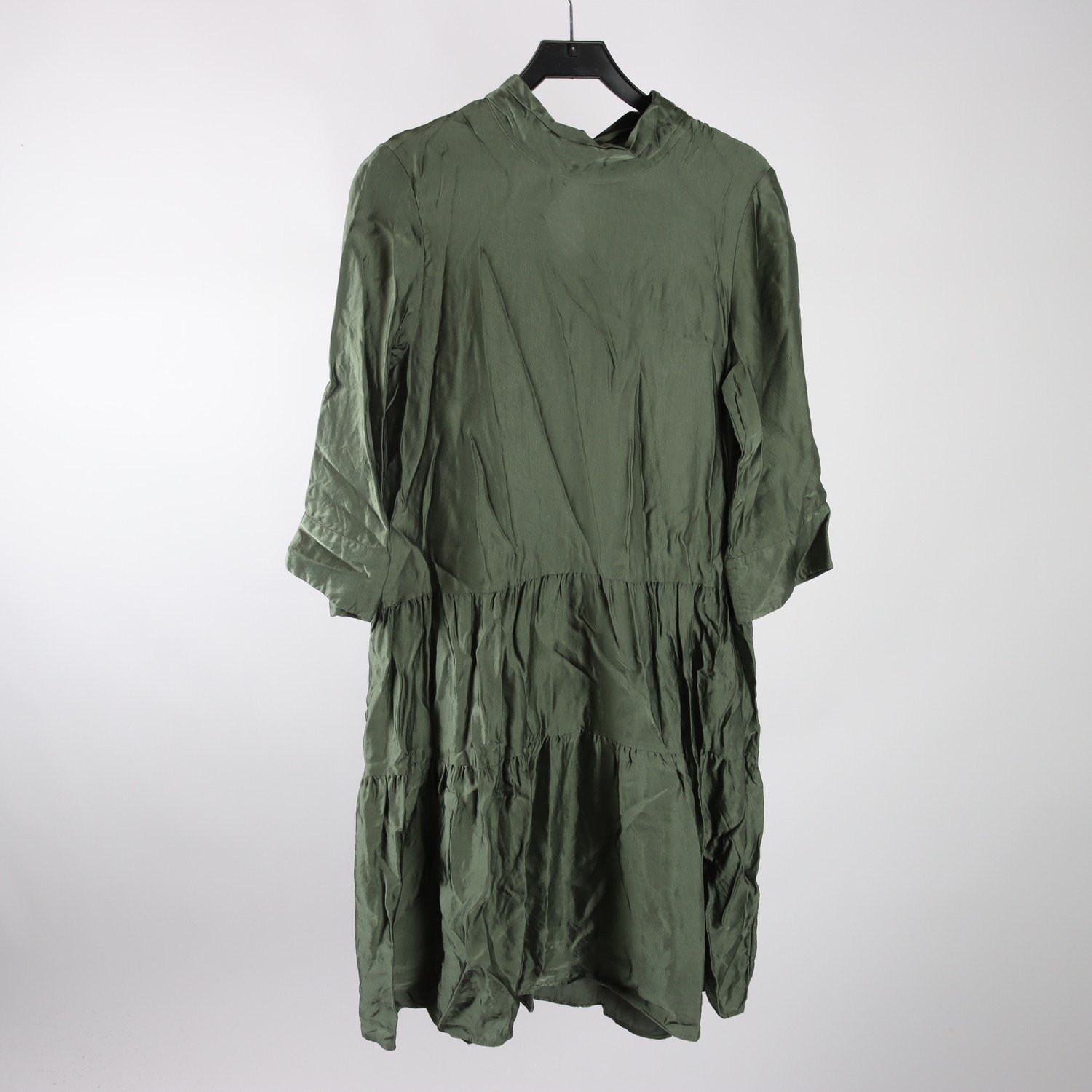 Klänning, Arket, grön, stl. 38.