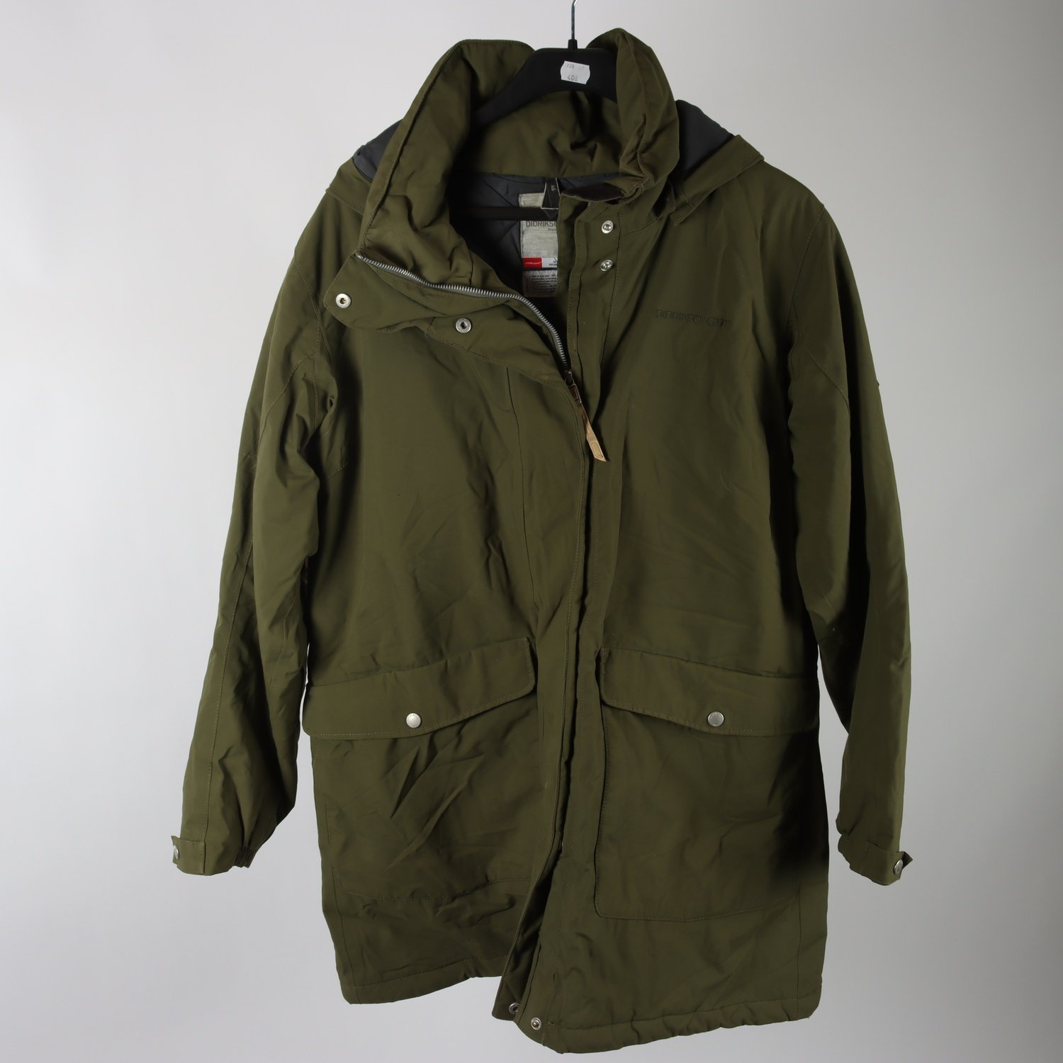 Vinterjacka, Didriksons, grön, stl. 46.