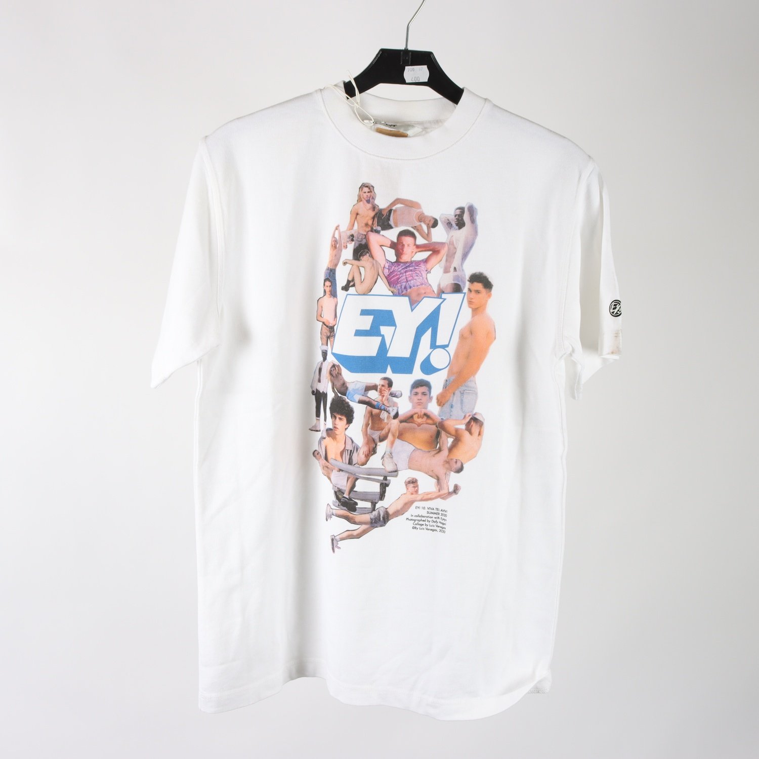 T-shirt, Eytys, vit, stl. XXS.