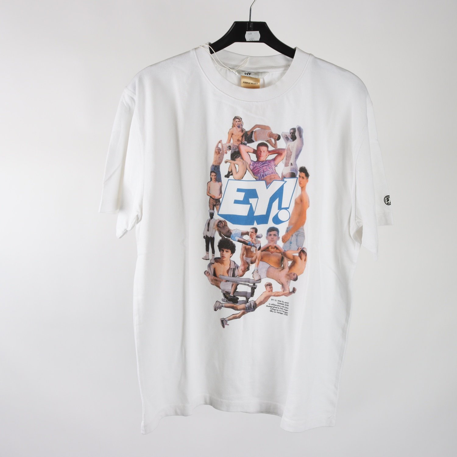 T-shirt, Eytys, vit, stl. M.