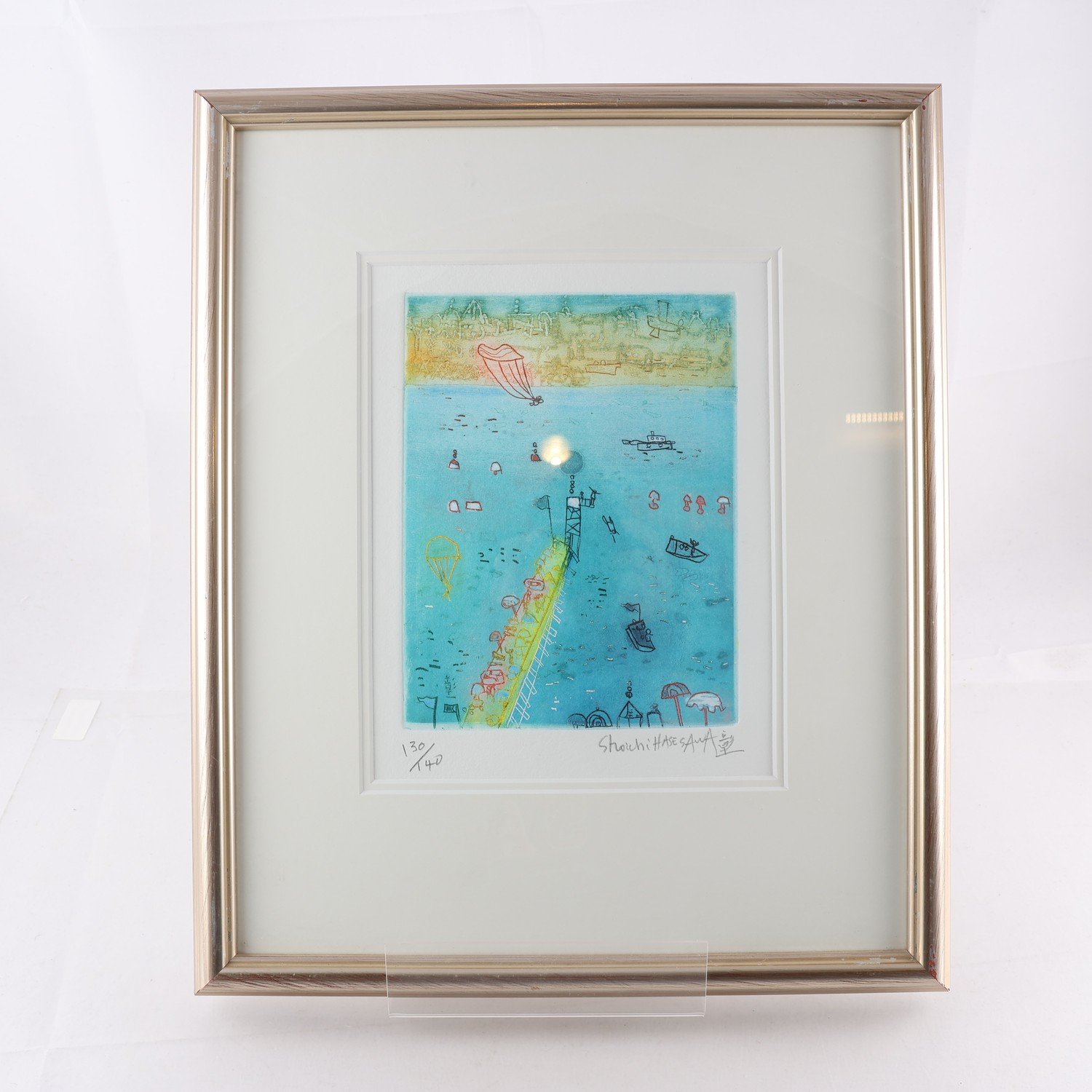 Tavla, Shoichi Hasegawa, etsning.