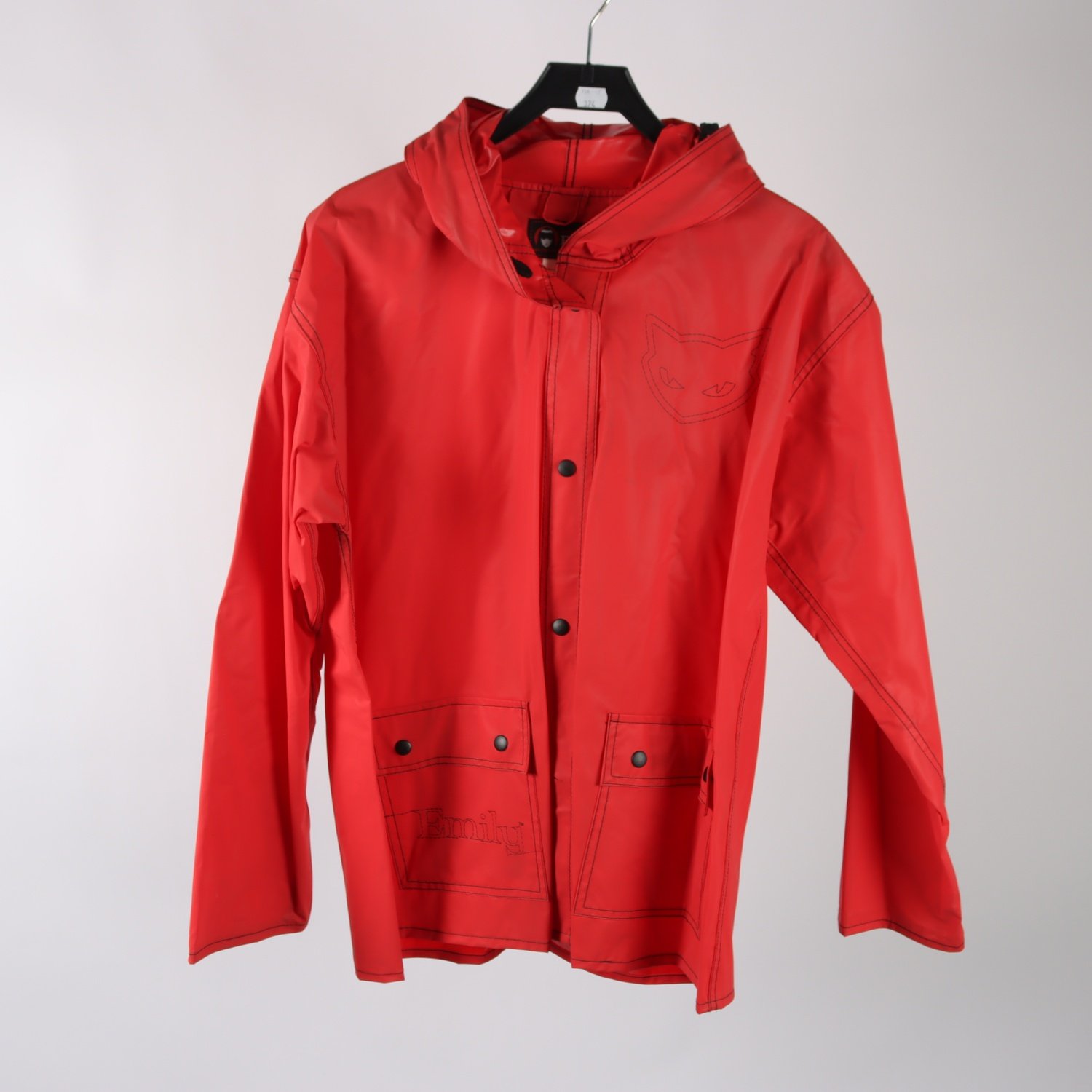 Regnjacka, Emily, röd, stl. XL.