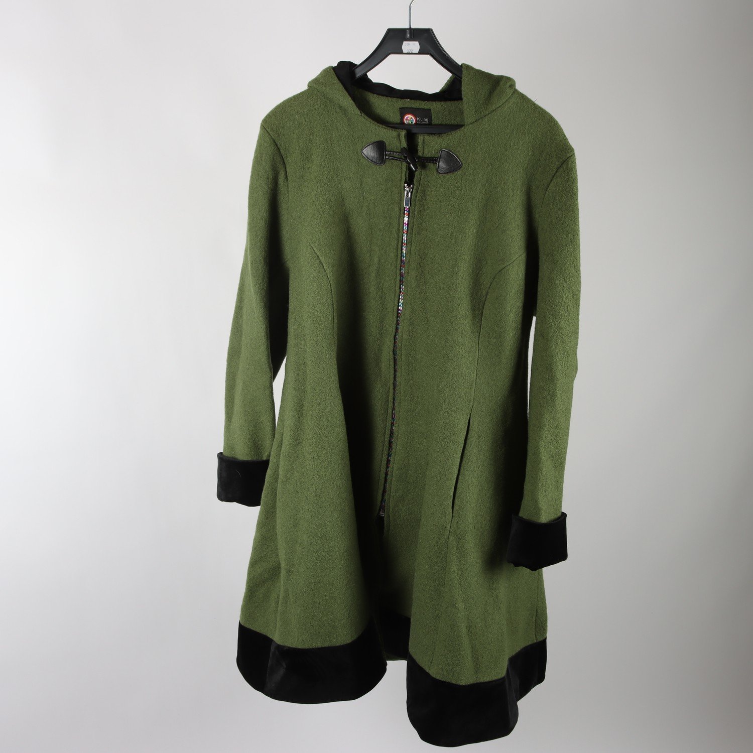 Kappa, Kling, grön, ull, stl. ca. L.