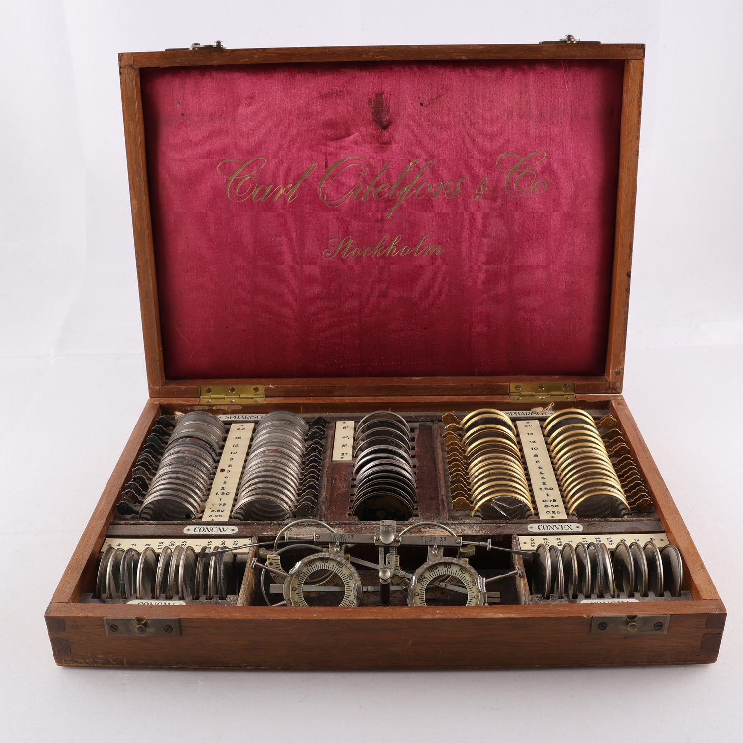 Optikerset, Carl odelfros & co. Stockholm. Samfrakts ej.