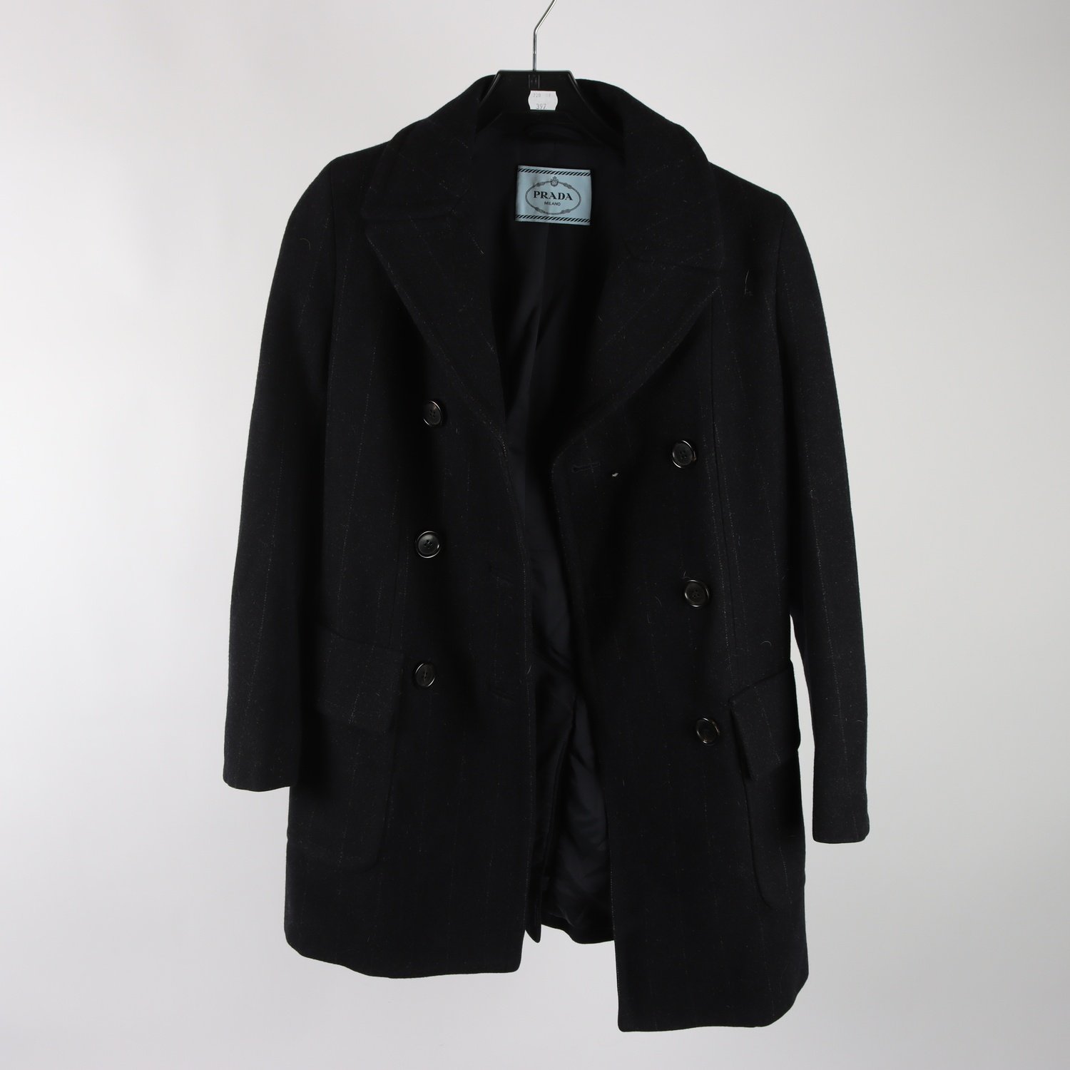 Kappa, Prada, svart, 100% ull, stl. 36.