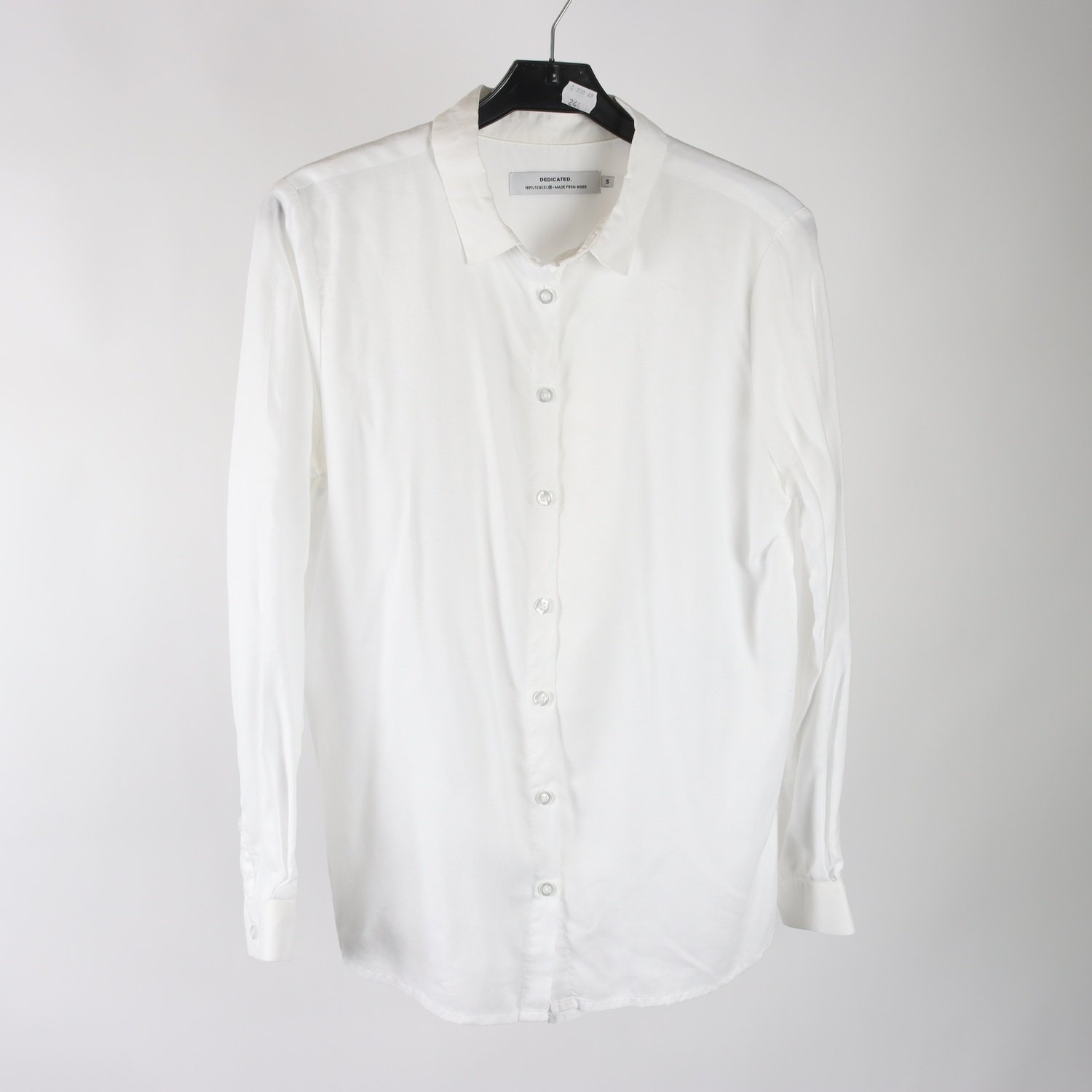Blus, Dedicated, vit, stl. S