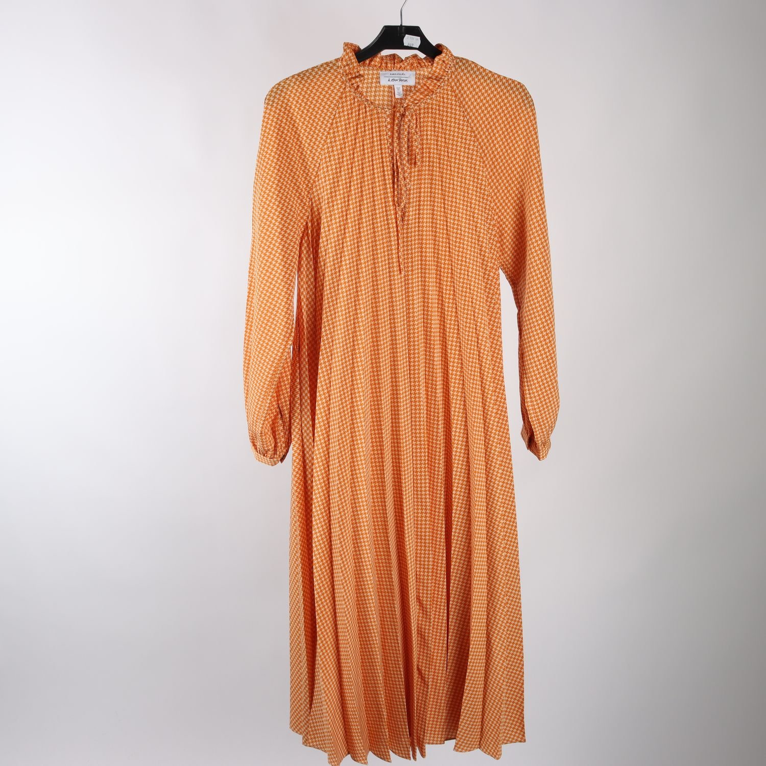 Klänning, &Other Stories, orange, mönstrad, stl. 36