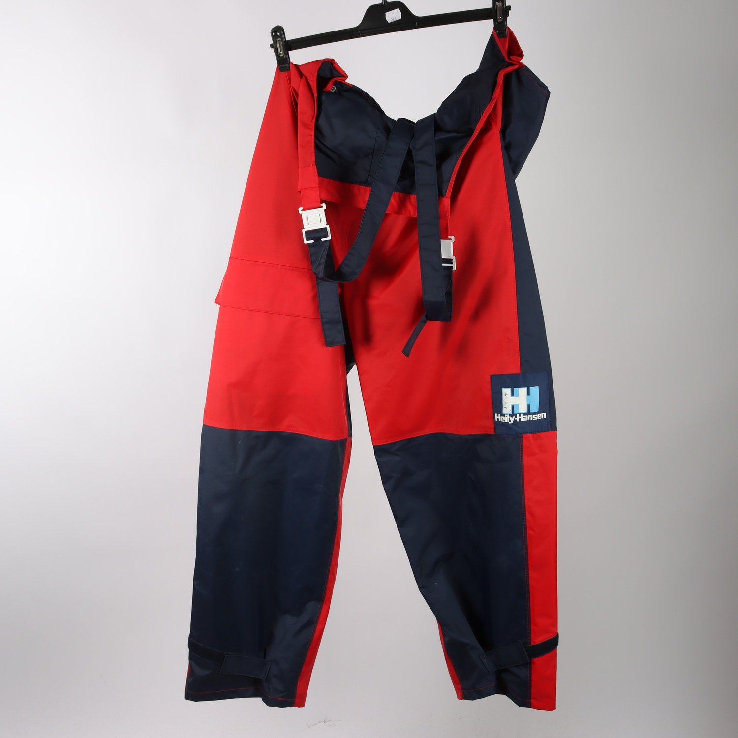 Överdragsbyxor, Helly Hansen, röd, blå, stl. L