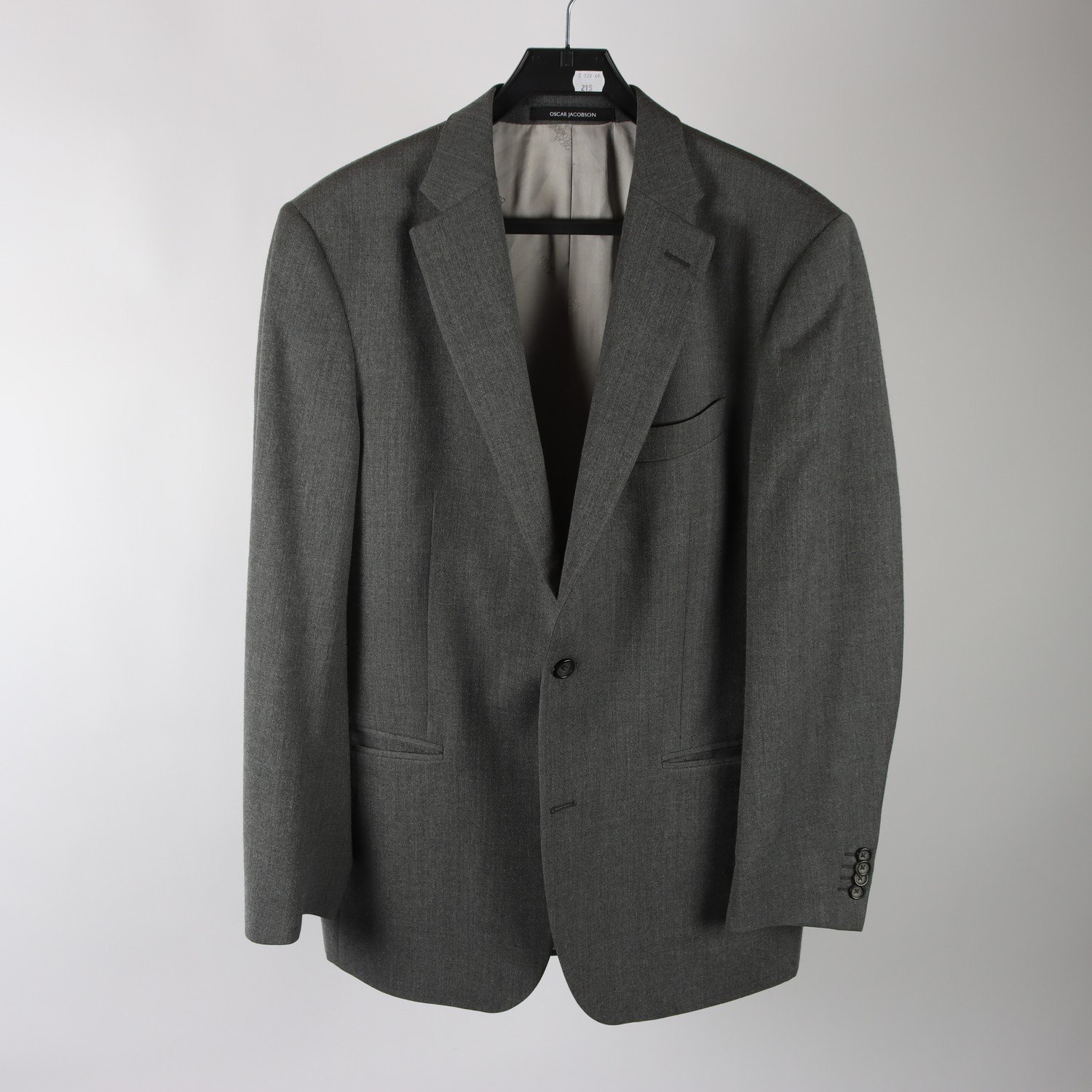 Kavaj, Oscar Jacobson, grå, stl. 50