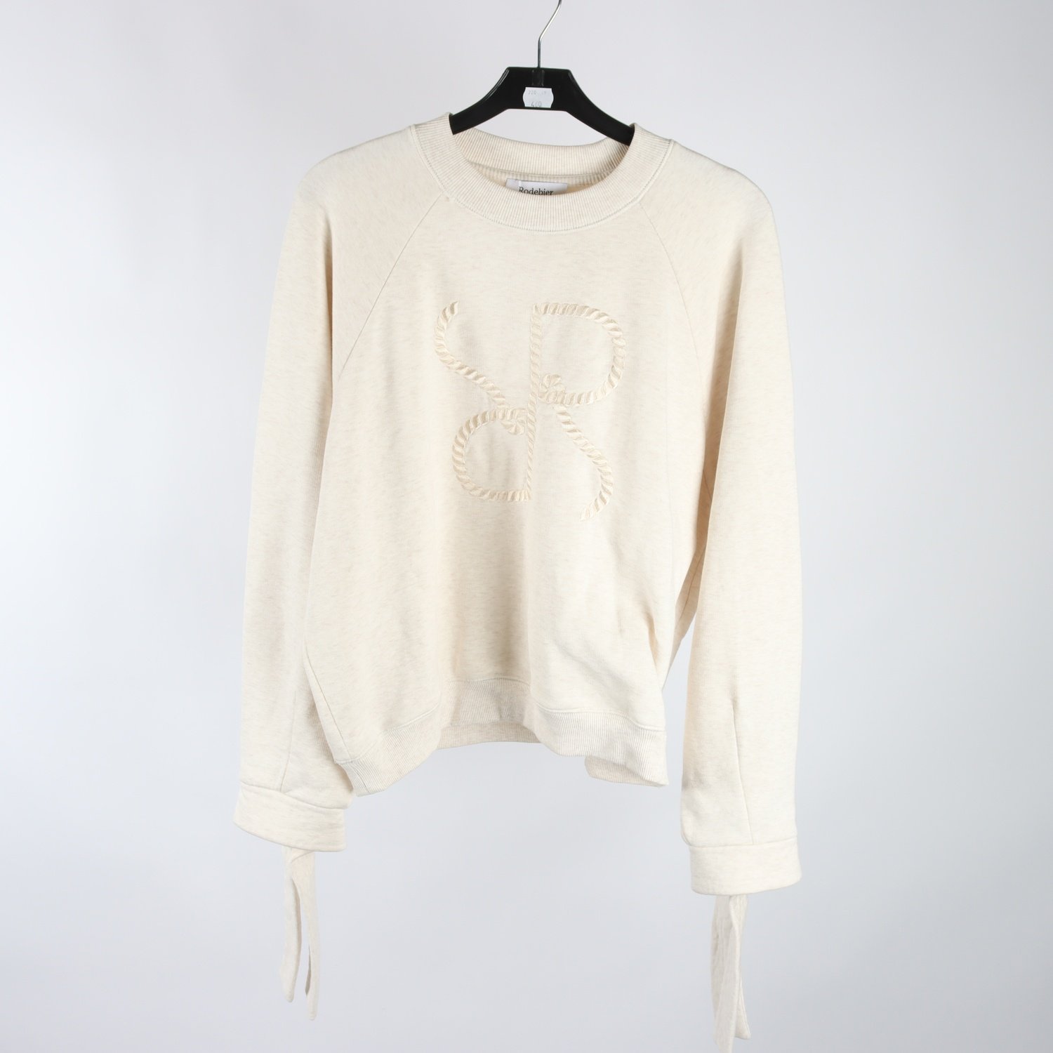 Sweatshirt, Rodebjer, vit, stl. S.