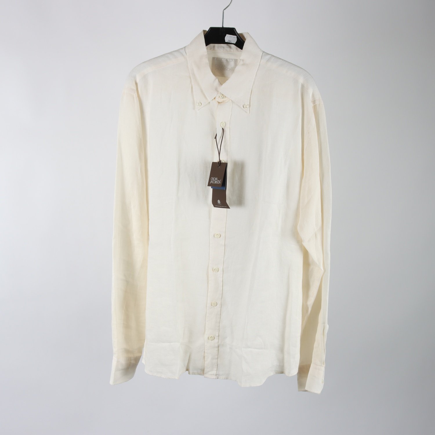 Skjorta, Oscar Jacoson, ljusbeige, stl. 42 (L)