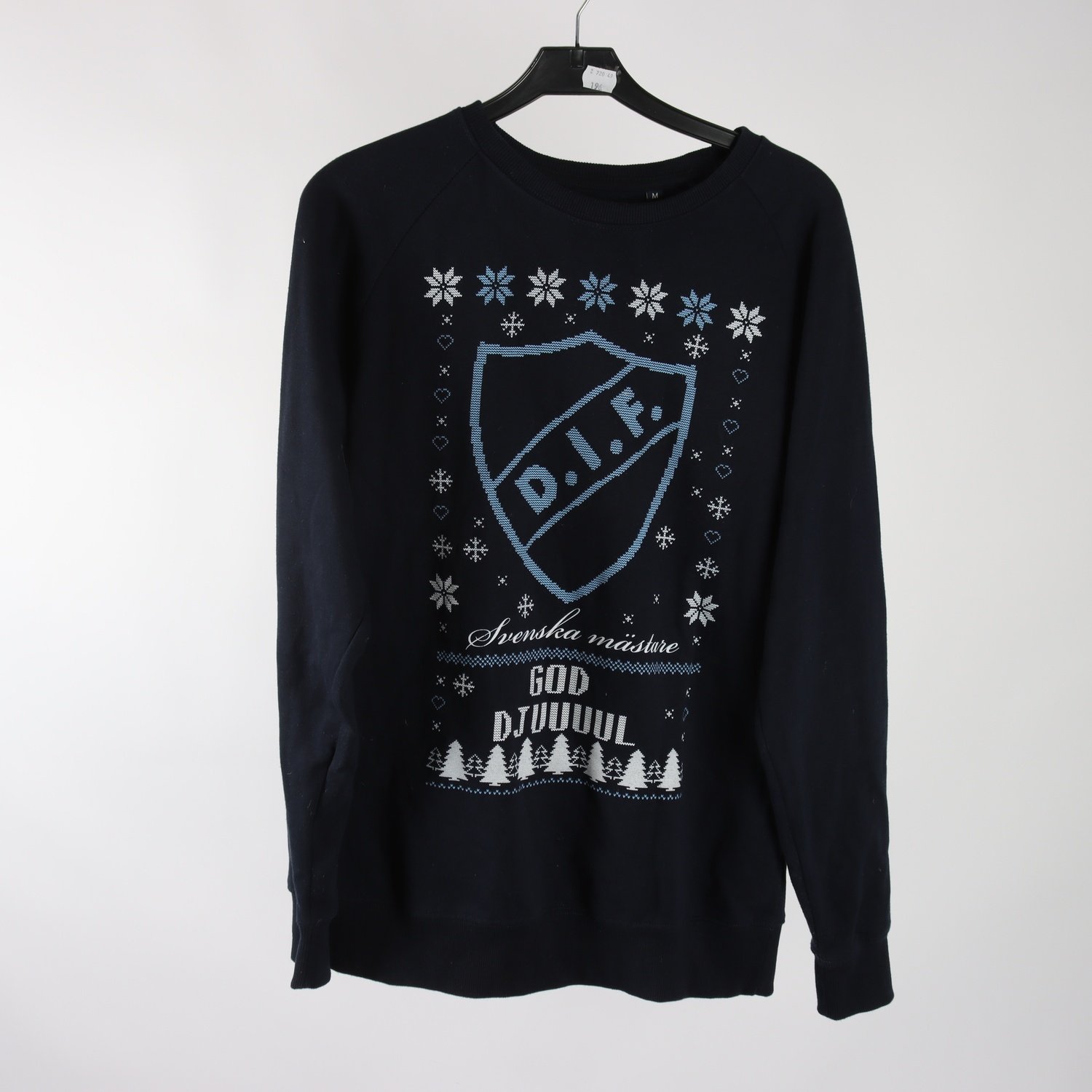Jultröja, DIF Djurgården, blå, stl. M