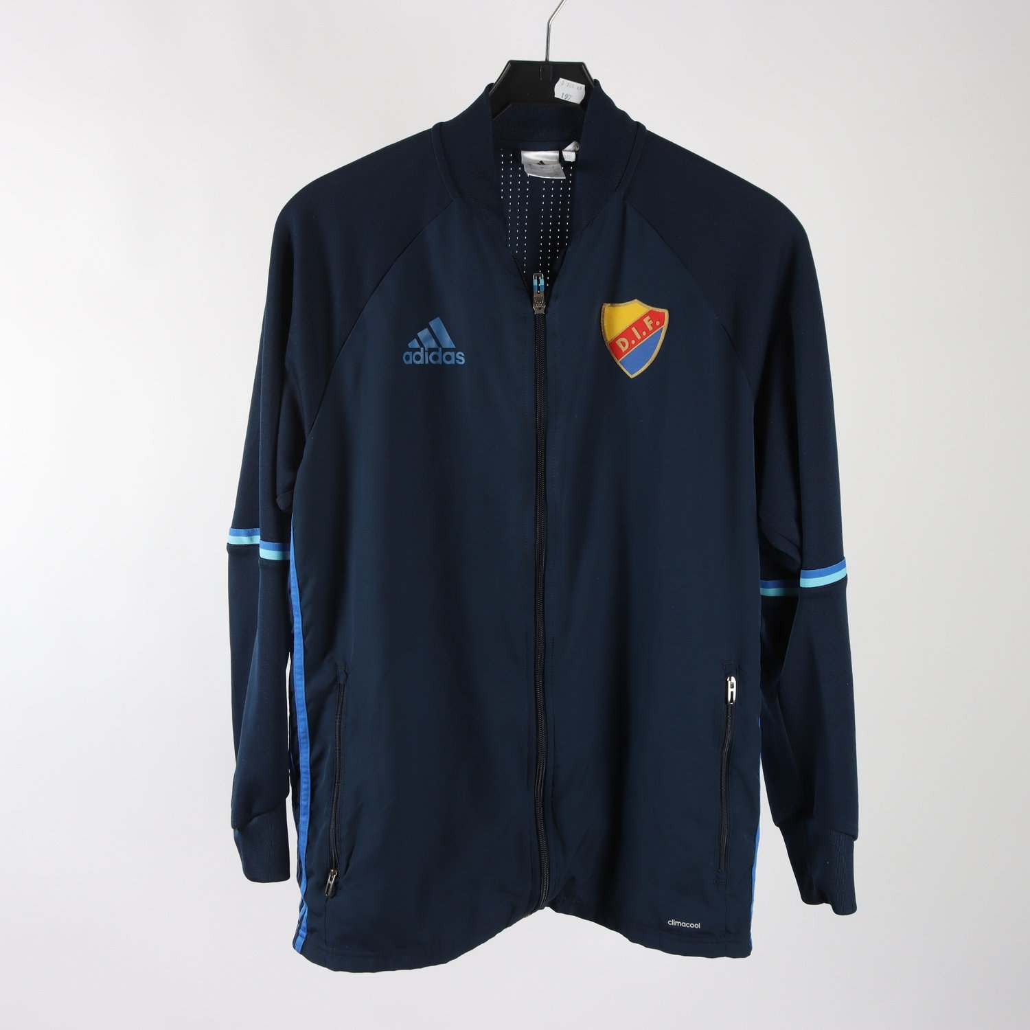 Sportjacka, Adidas, DIF Djurgården, blå, stl. L