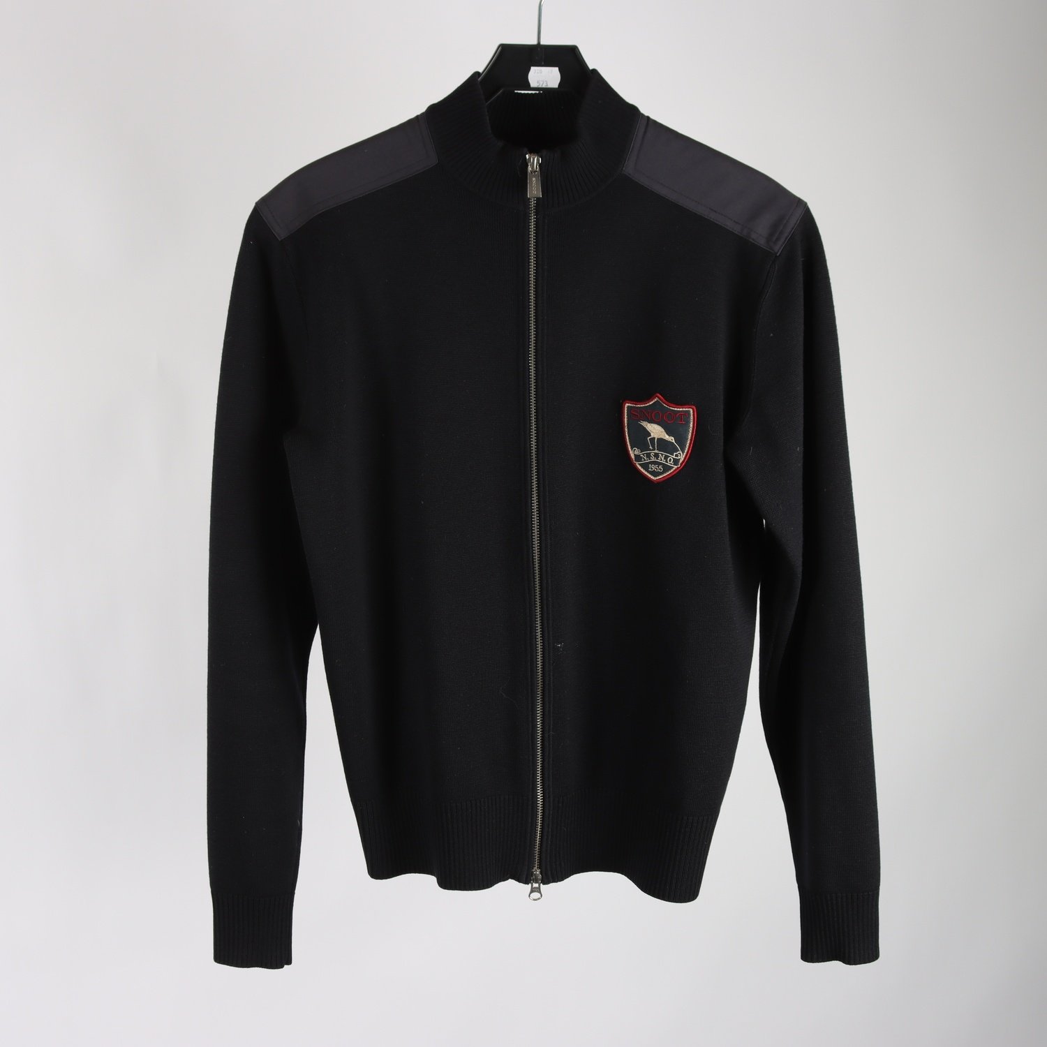 Tröja, Snoot, svart, merino ull, stl. M.