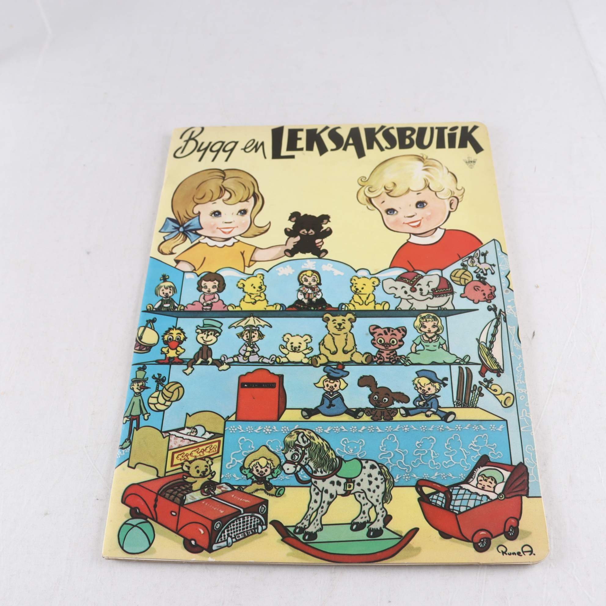 Pysselbok ”Bygg en leksaksbutik”, Rune Andréasson