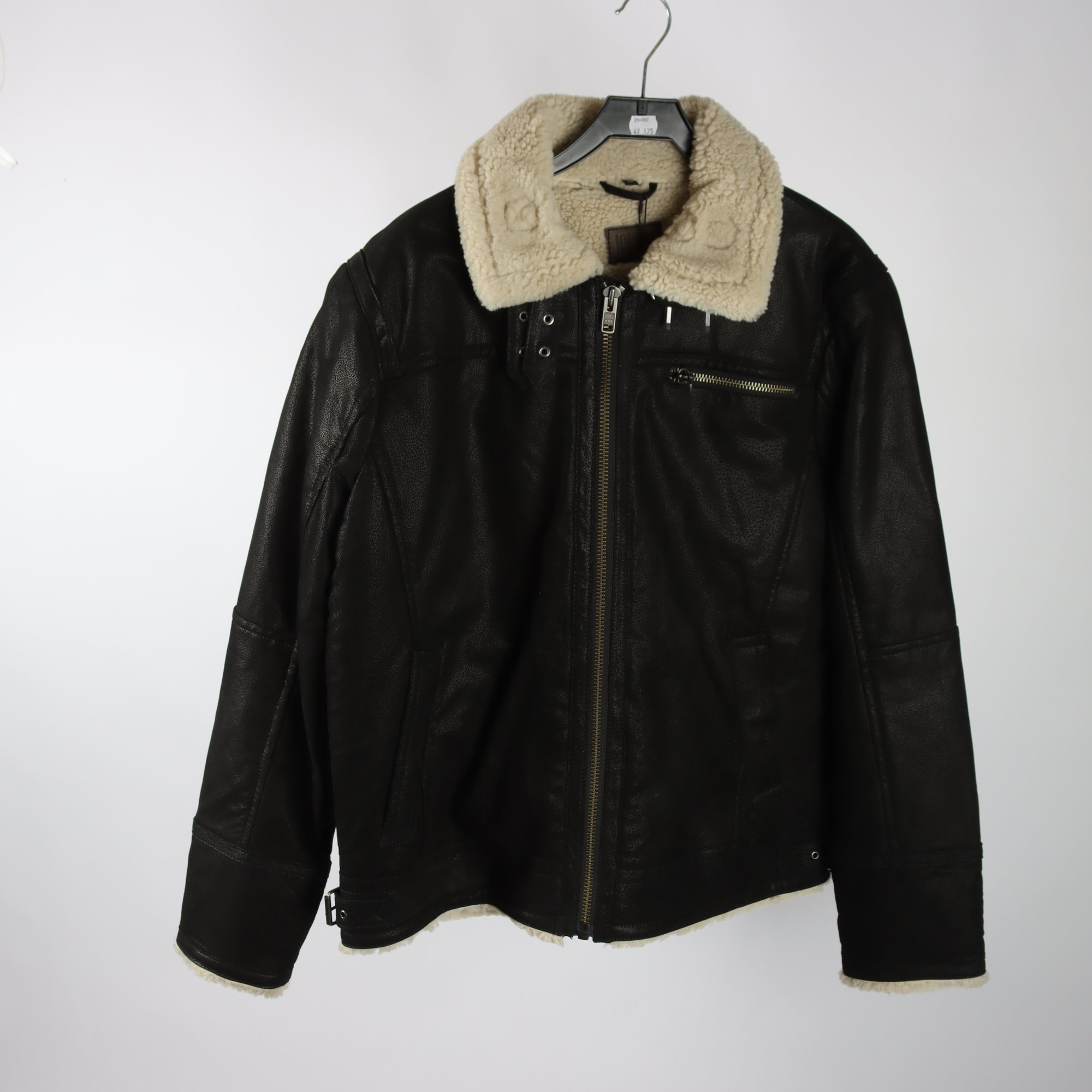 Fodrad mockajacka, Jofama, läder, stl. 58